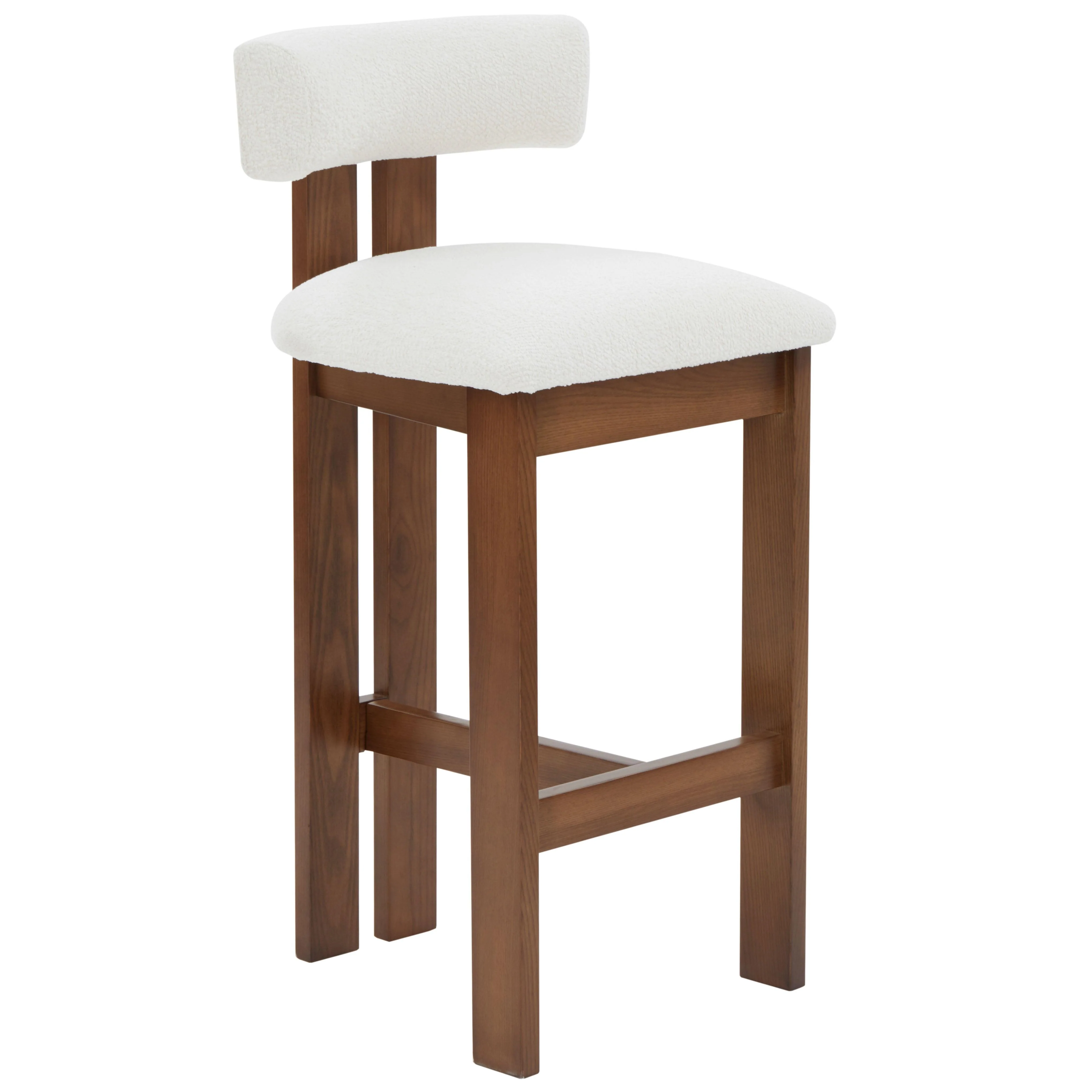 Macey Boucle Barstool - Frankwebs