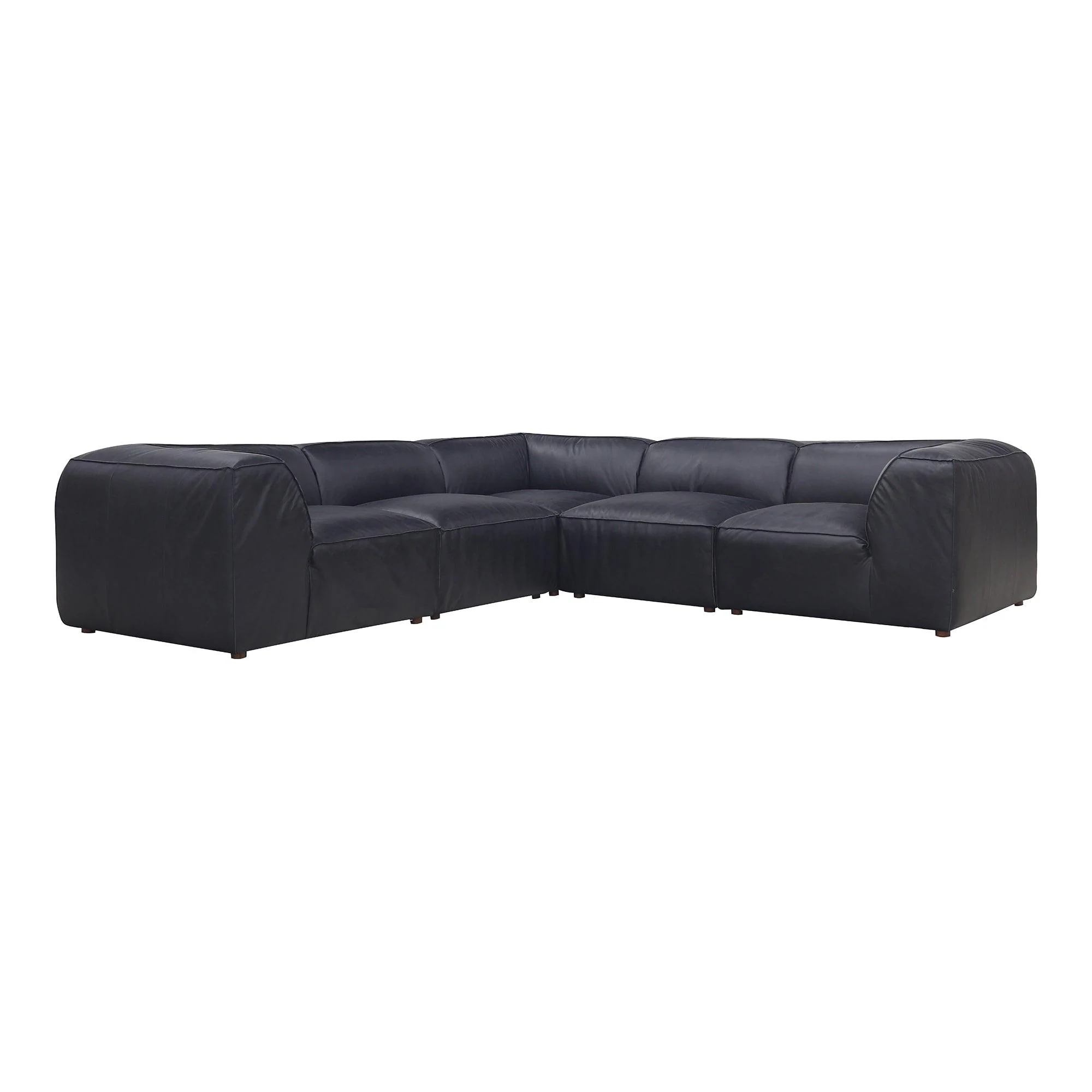 Form Dream Modular Sectional Vantage Black Leather - Frankwebs