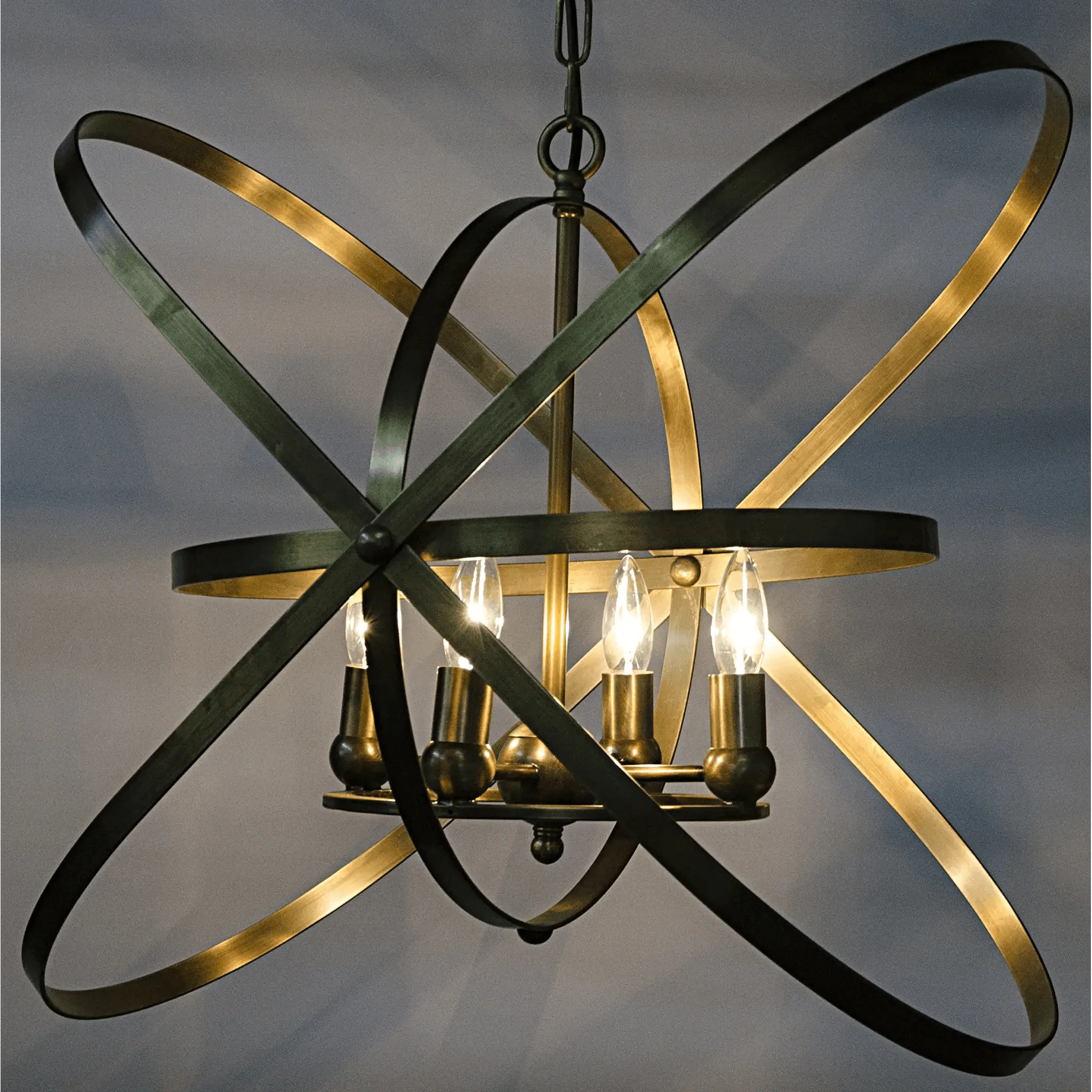 Sassari Pendant, Metal with Brass Finish - Frankwebs