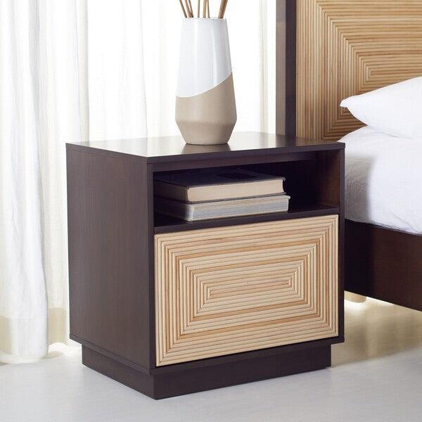 STASSIE 1 DRAWER CANE NIGHTSTAND - Frankwebs