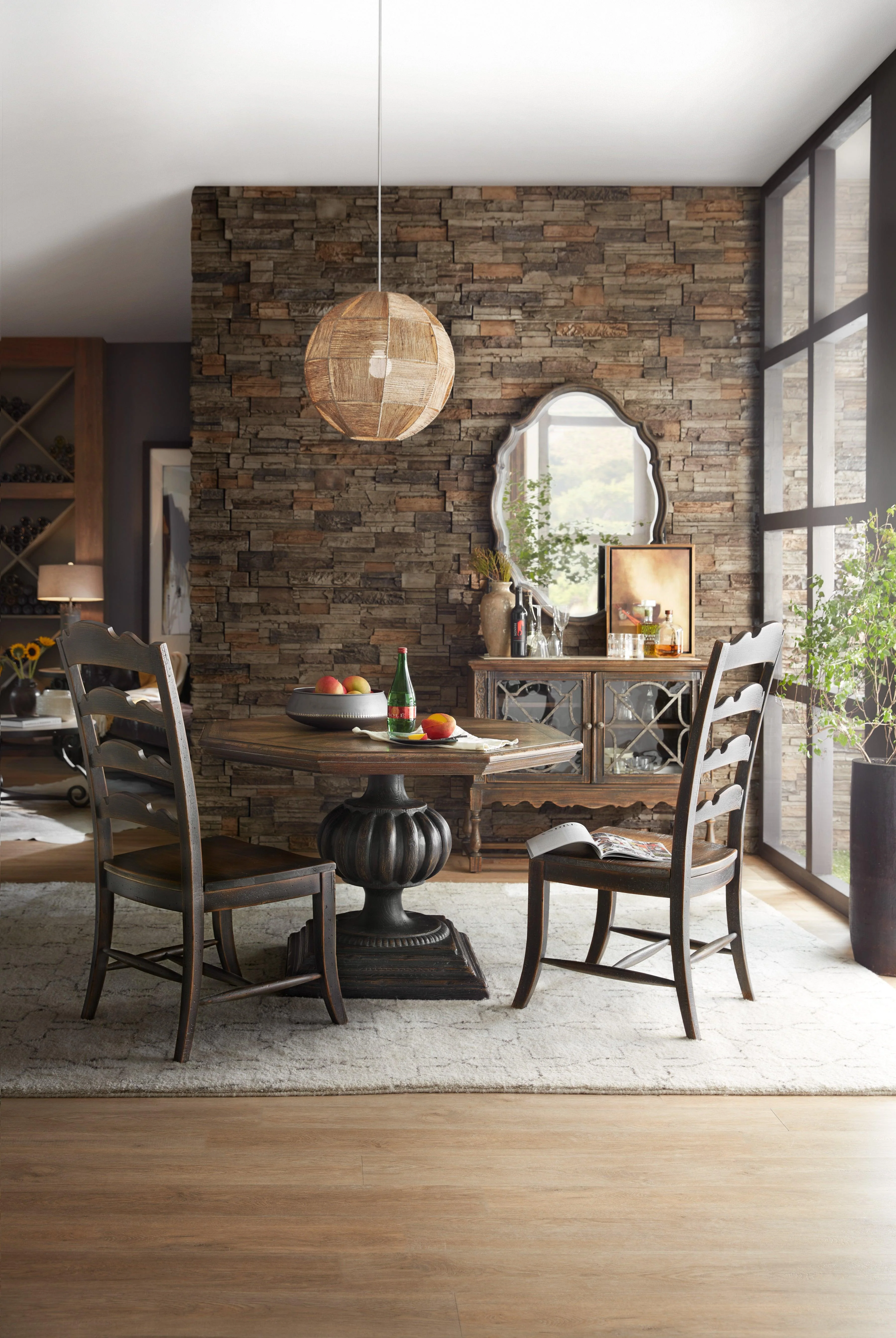 Hill Country Twin Sisters Ladderback Side Chair - Set of 2 - Frankwebs