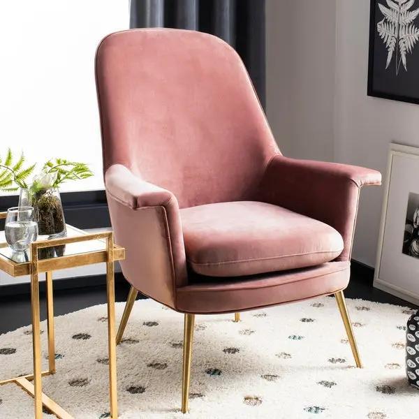 AIMEE VELVET ARM CHAIR - Frankwebs
