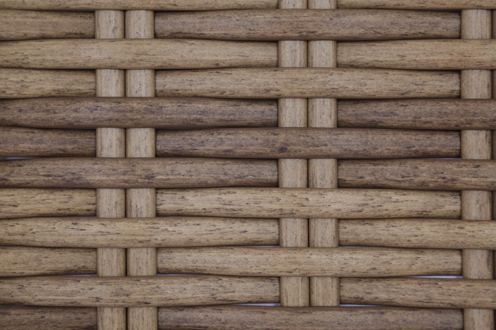 Havana Ottoman in Canvas Flax w/ Self Welt - Frankwebs