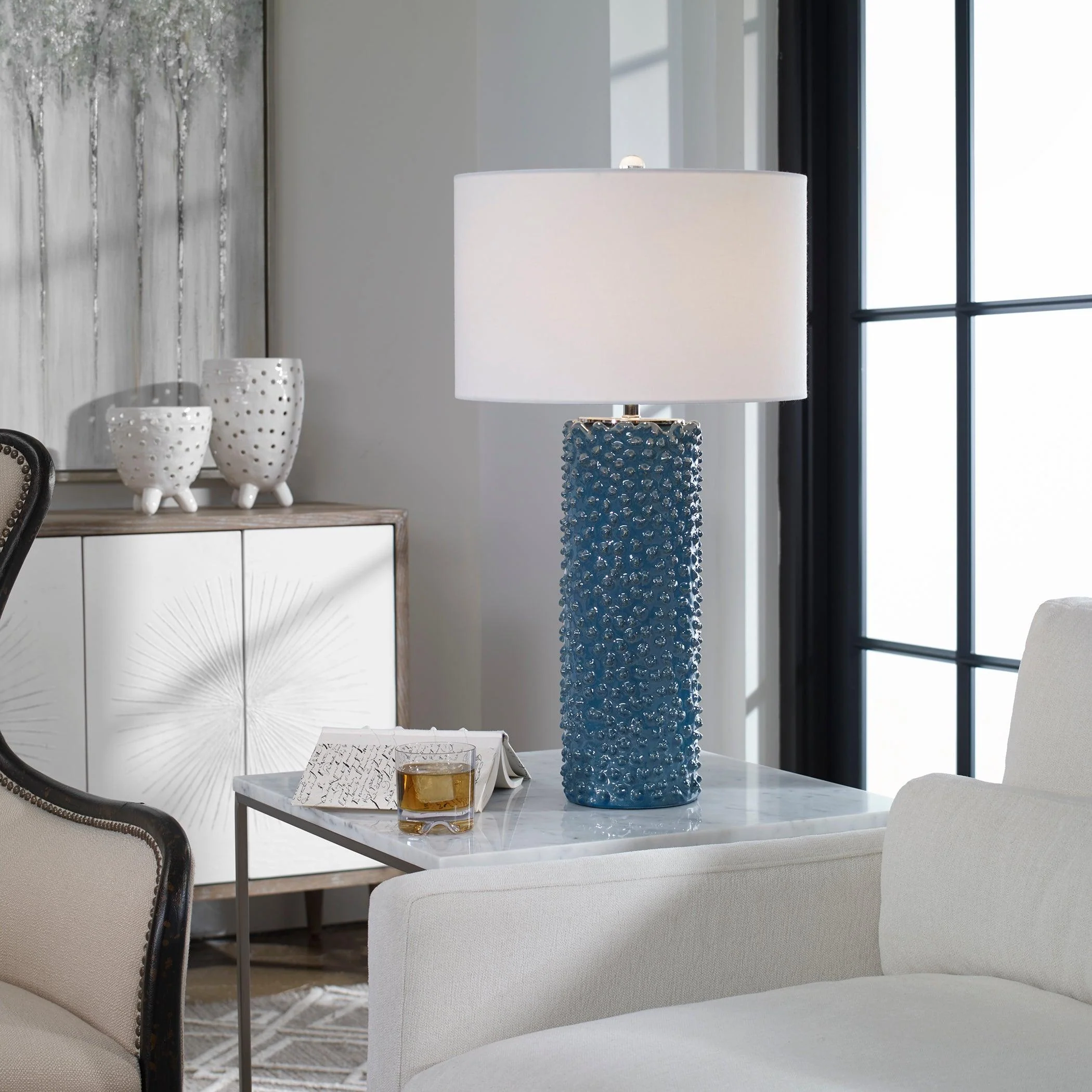 CIJI BLUE TABLE LAMP - Frankwebs