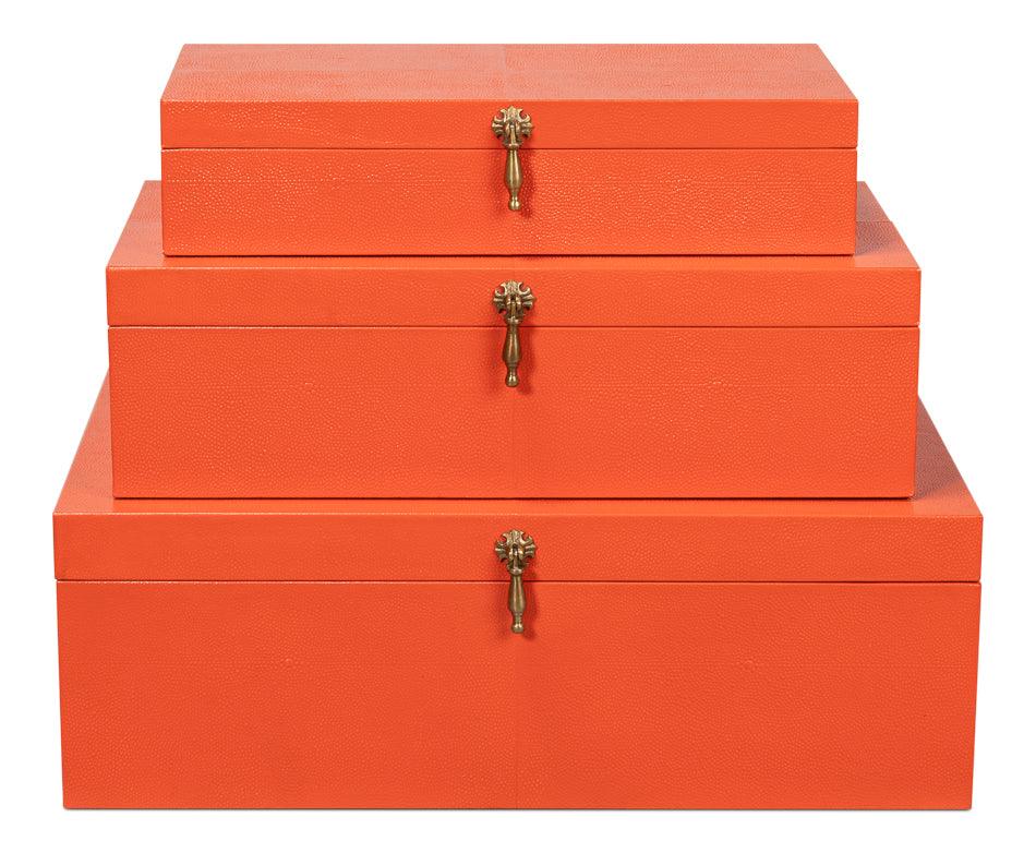 Cosmos Nesting Boxes S/3 Orangeade - Frankwebs
