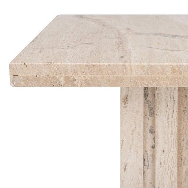 OLIVIA SQUARE MARBLE ACCENT TABLE - Frankwebs