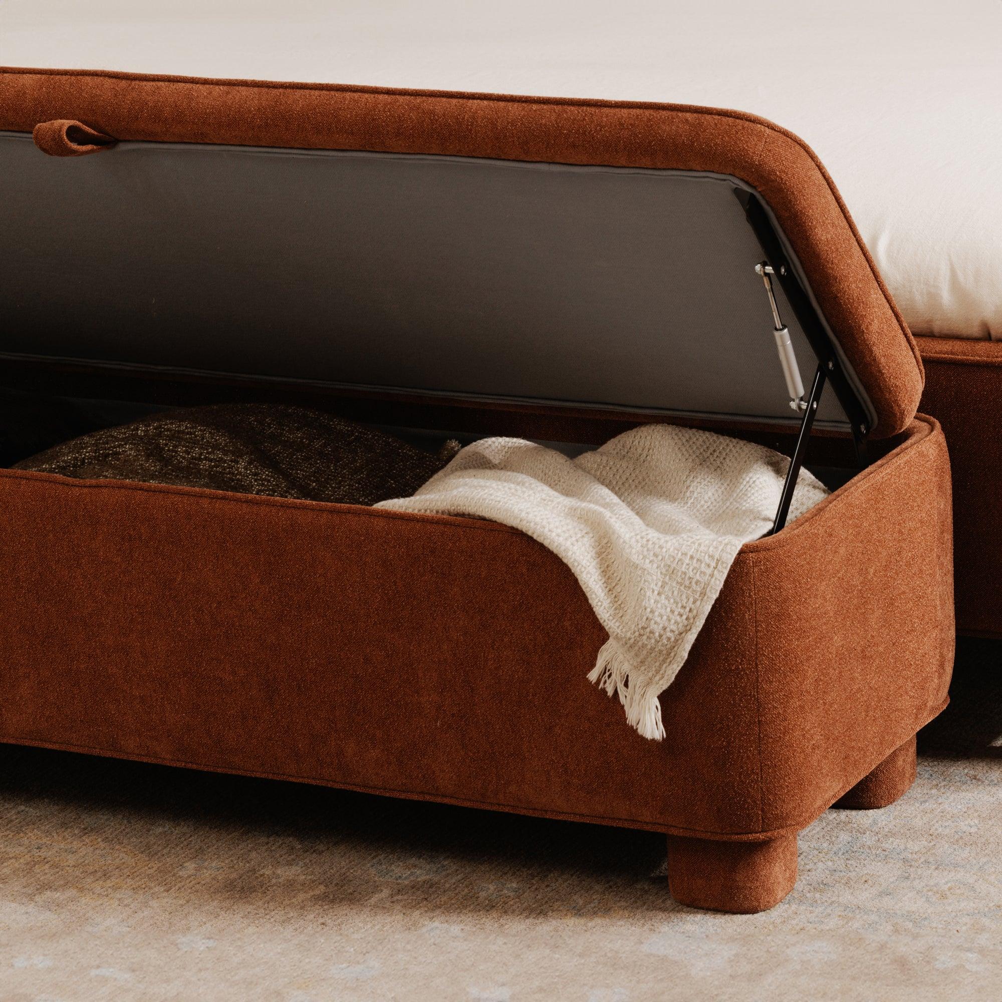 Ichigo Storage Bench Deep Orange - Frankwebs