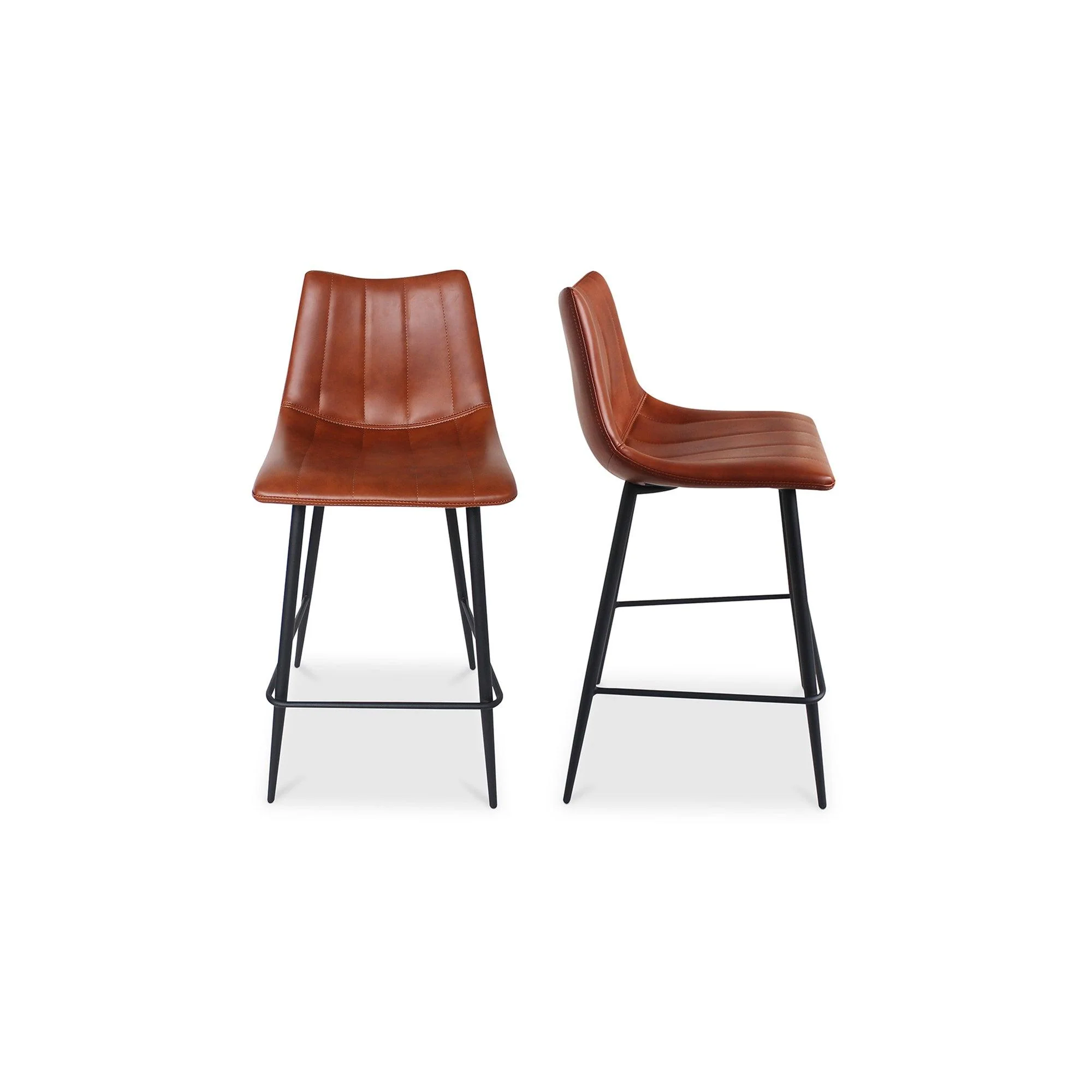 Alibi Counter Stool Brown - Set Of Two - Frankwebs