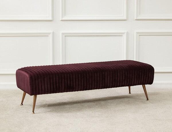 SALOME VELVET BENCH - Frankwebs