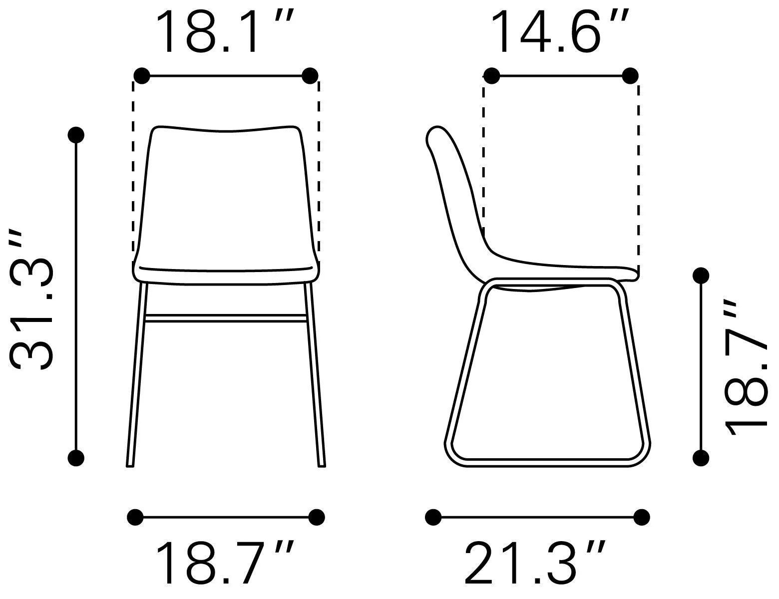 Smart Dining Chair Set - Frankwebs
