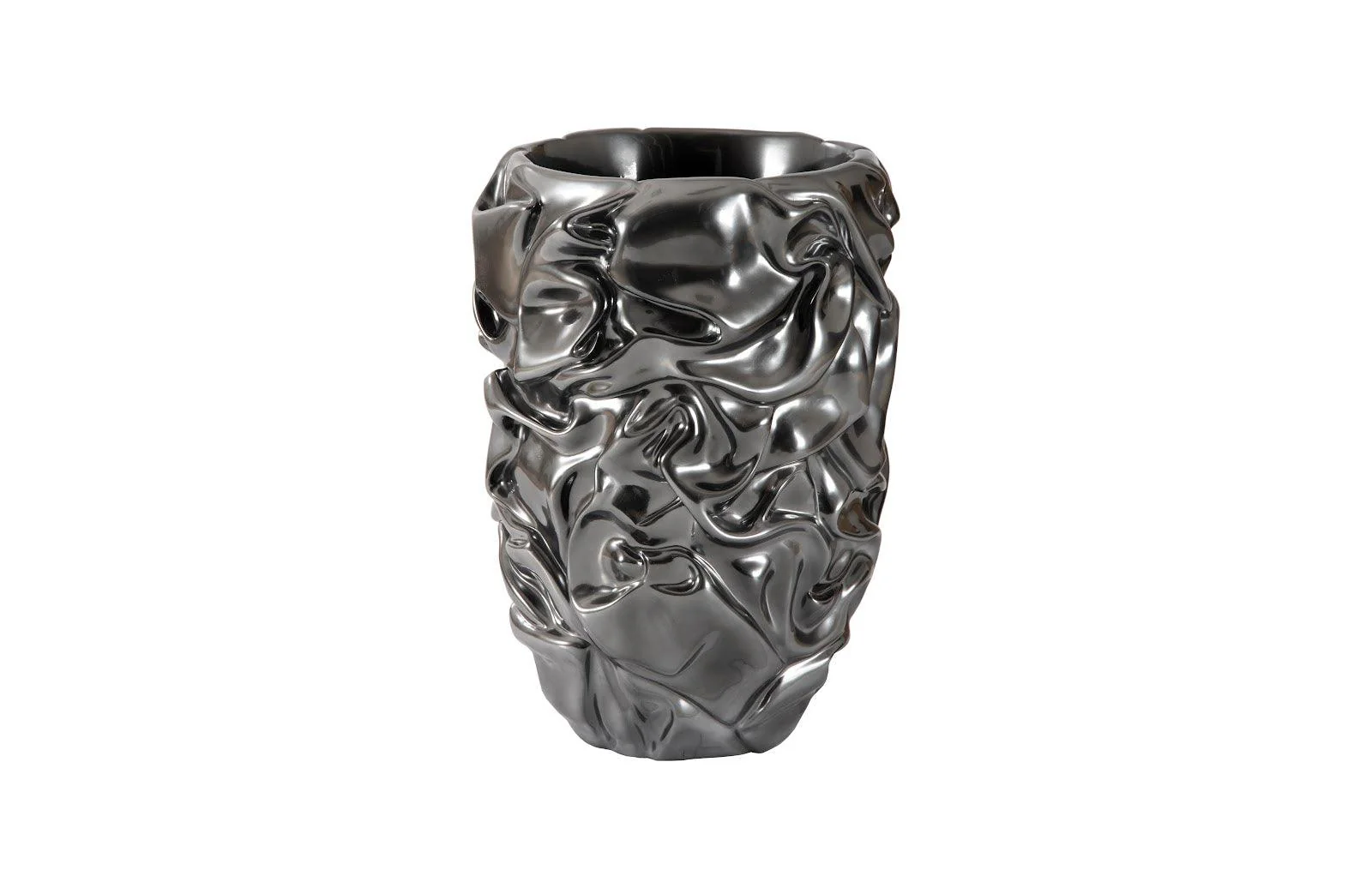 Drape Planter, Liquid Silver - Frankwebs