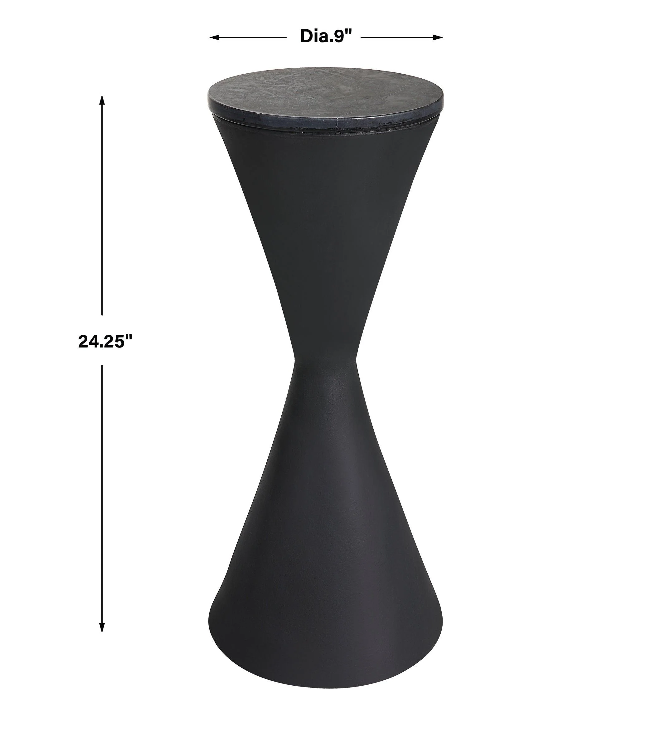Time's Up Hourglass Shaped Drink Table - Frankwebs