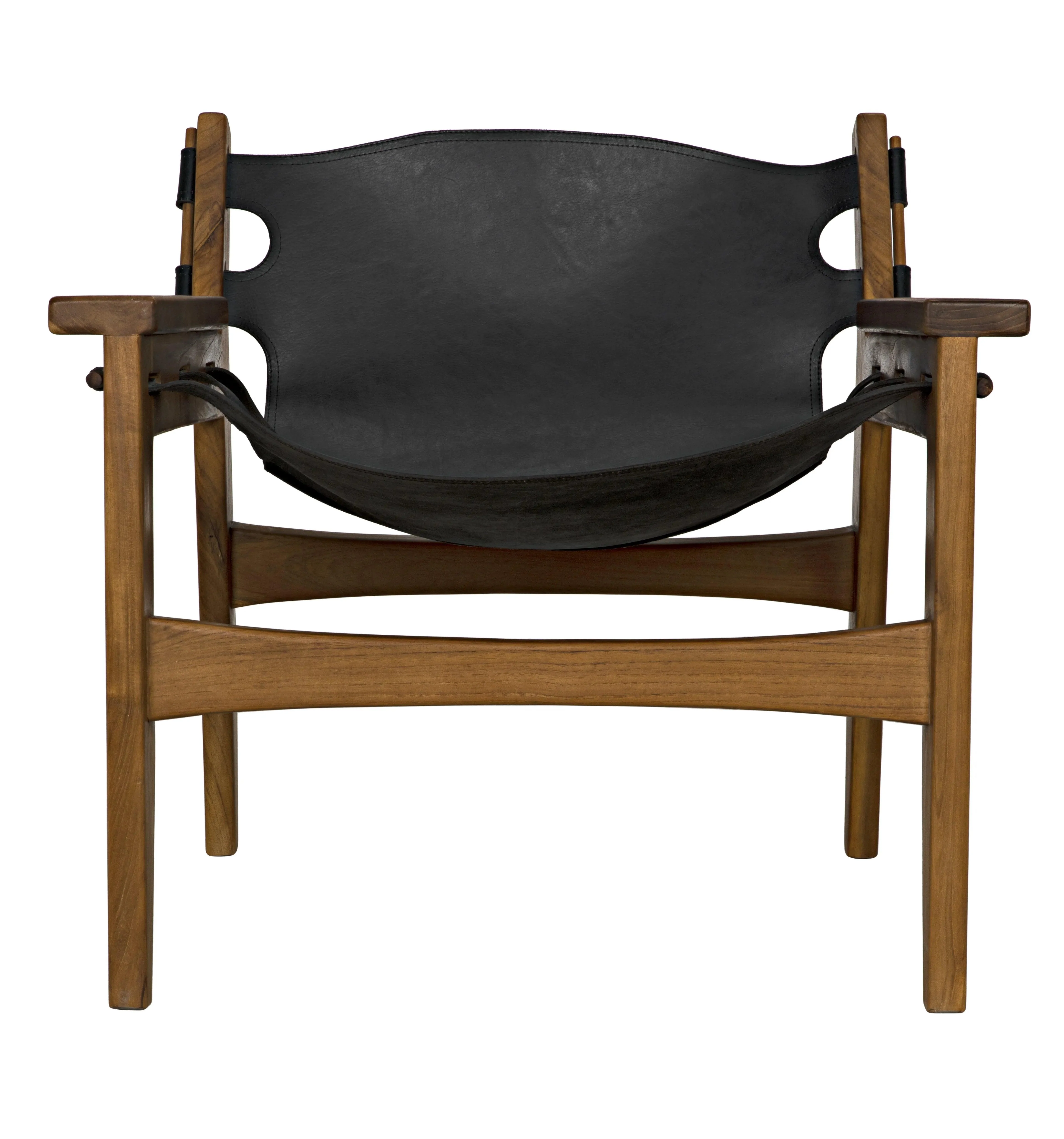 Nomo Chair, Teak with Leather - Frankwebs