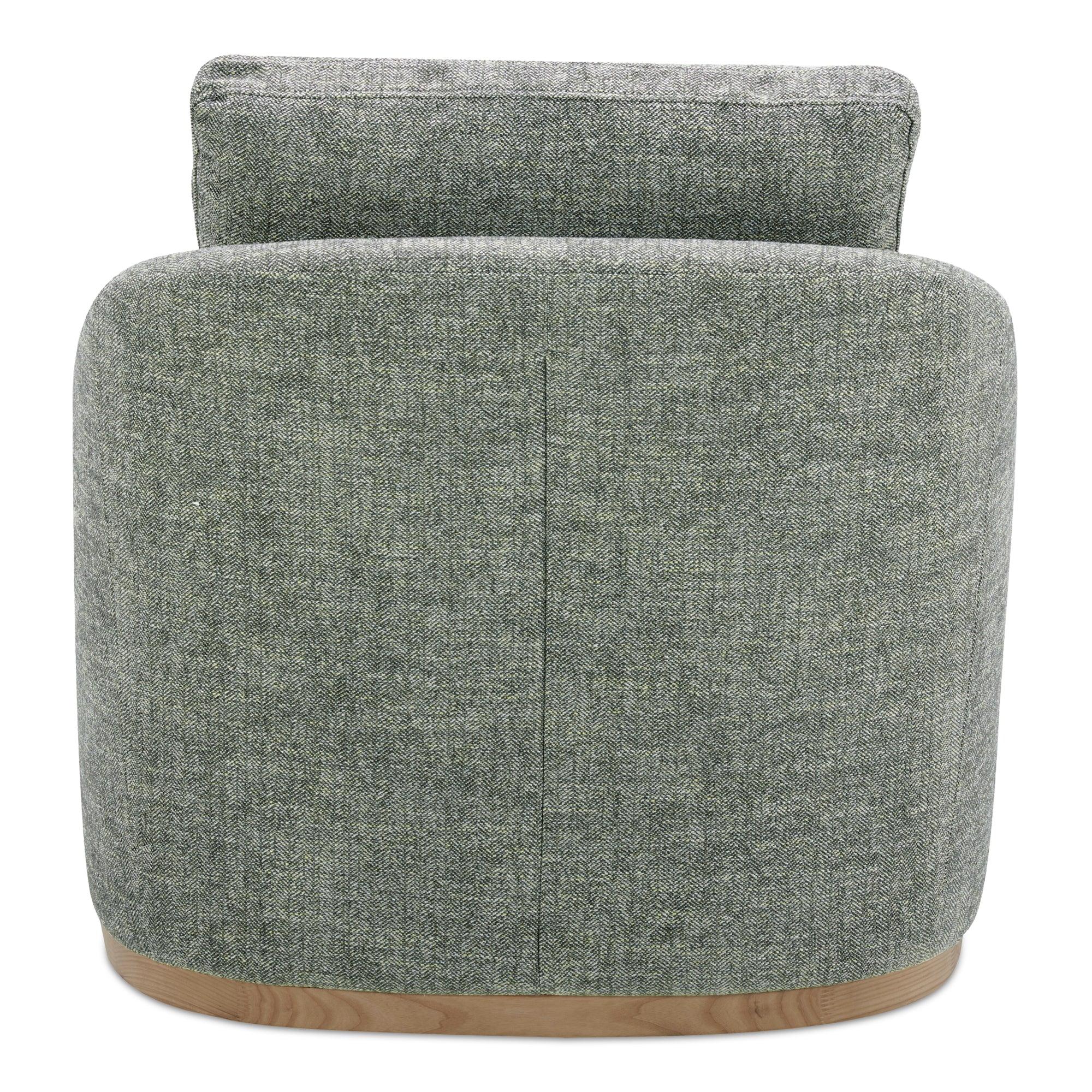 Linden Swivel Chair Slated Moss - Frankwebs
