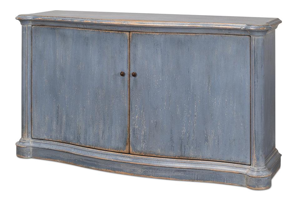 Columns Bowfront Sideboard - Blue - Frankwebs