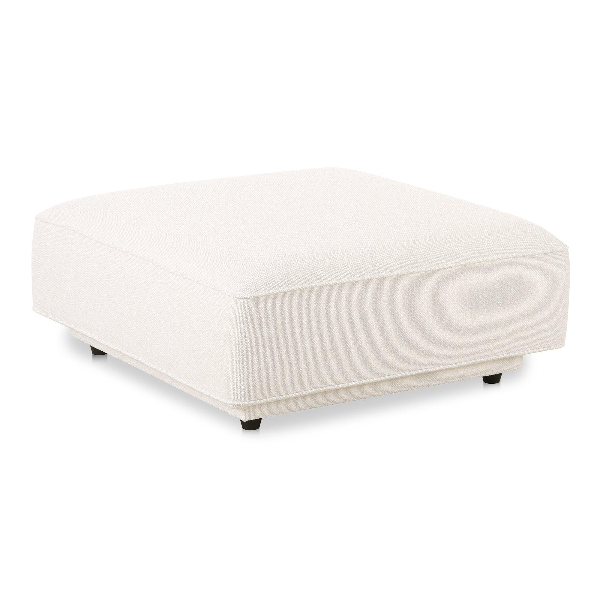 Rosello Ottoman White - Frankwebs