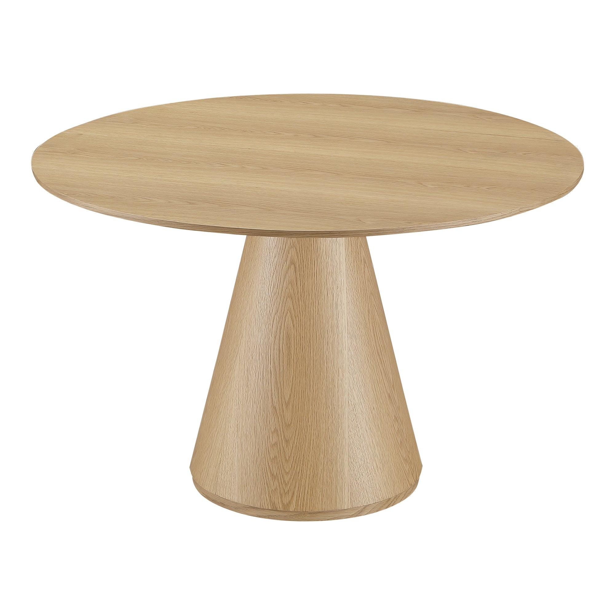 Otago Dining Table 54In Round Oak - Frankwebs