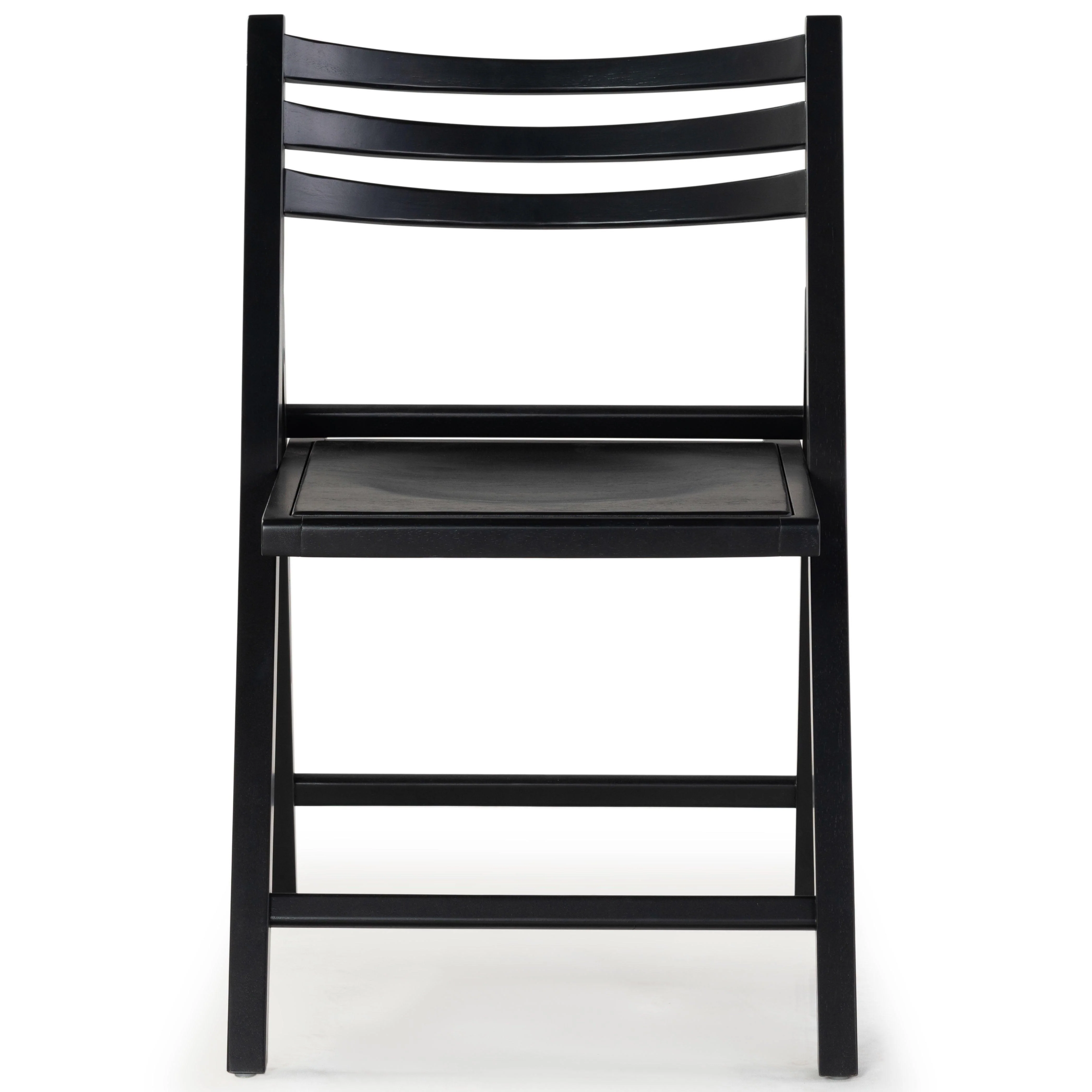 Jacie Wood Seat Folding Chair - Frankwebs