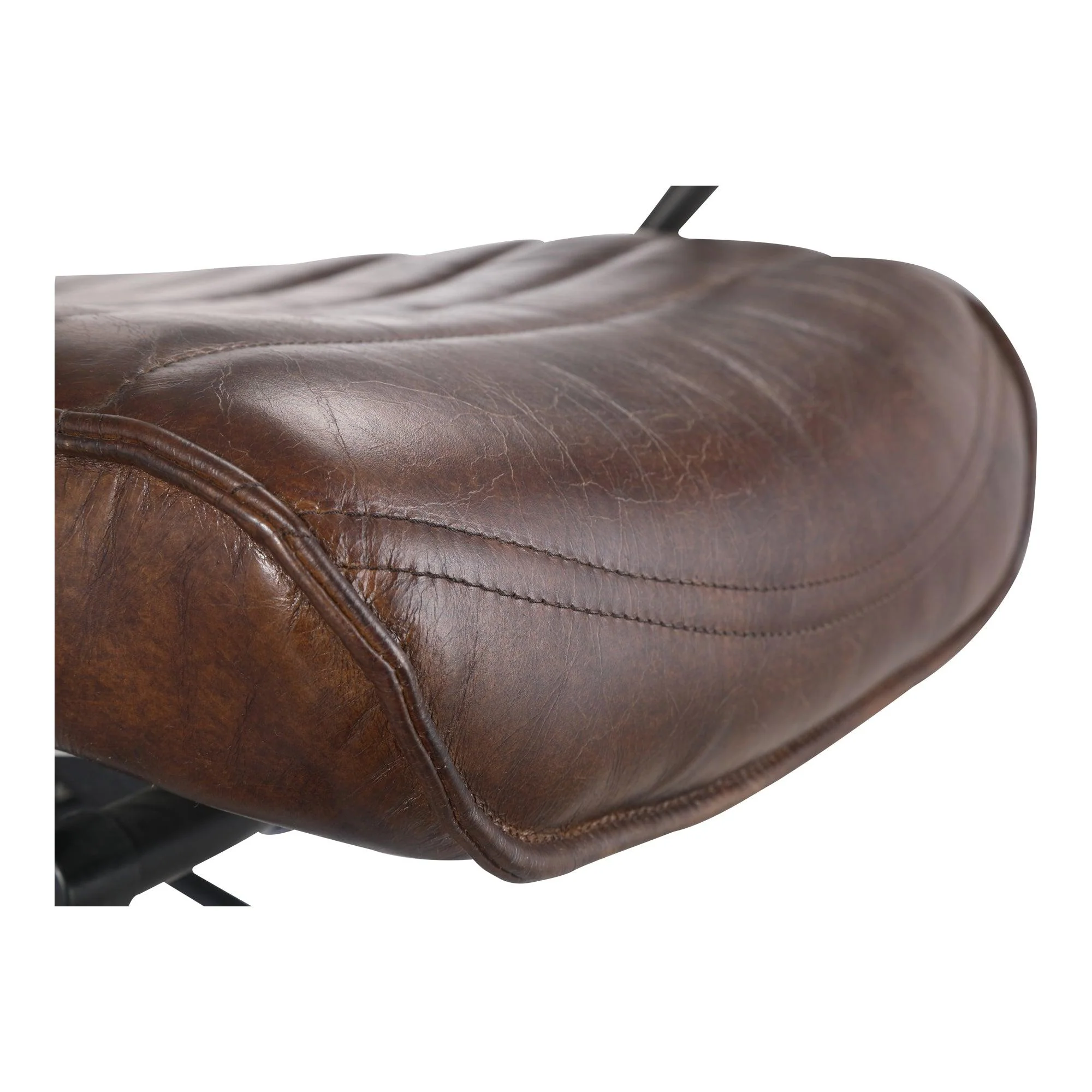 Executive Office Chair Dark Brown Leather - Frankwebs