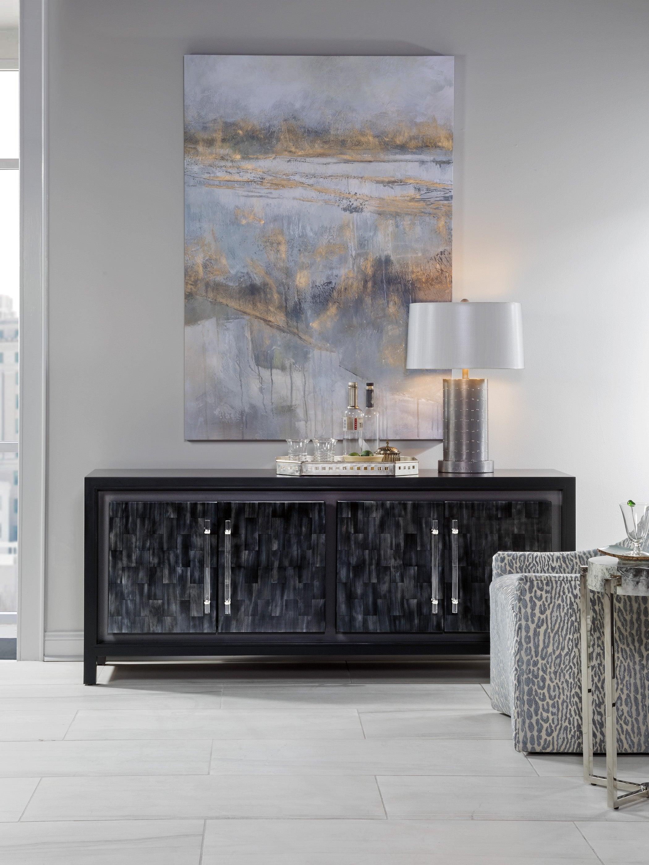 Signature Designs Elation Gray Media Console - Frankwebs