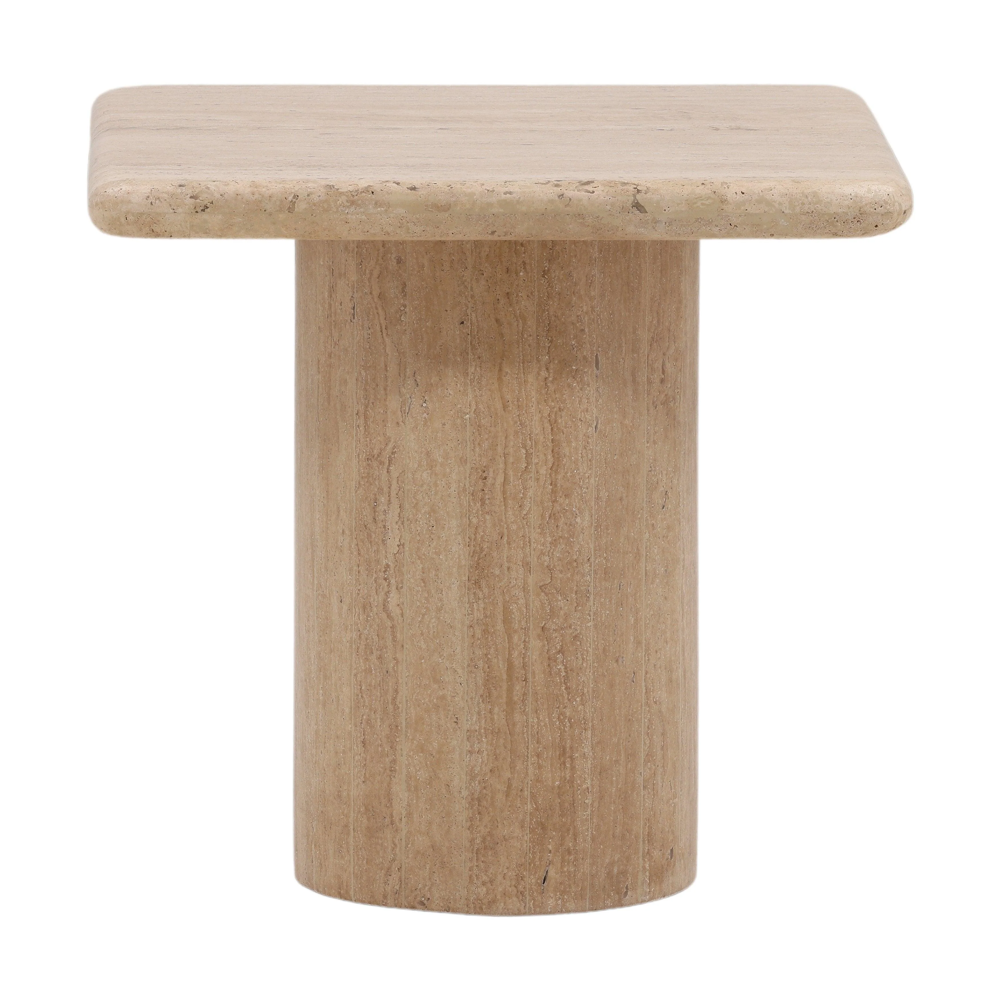 Celina End Table Travertine Medium - Frankwebs