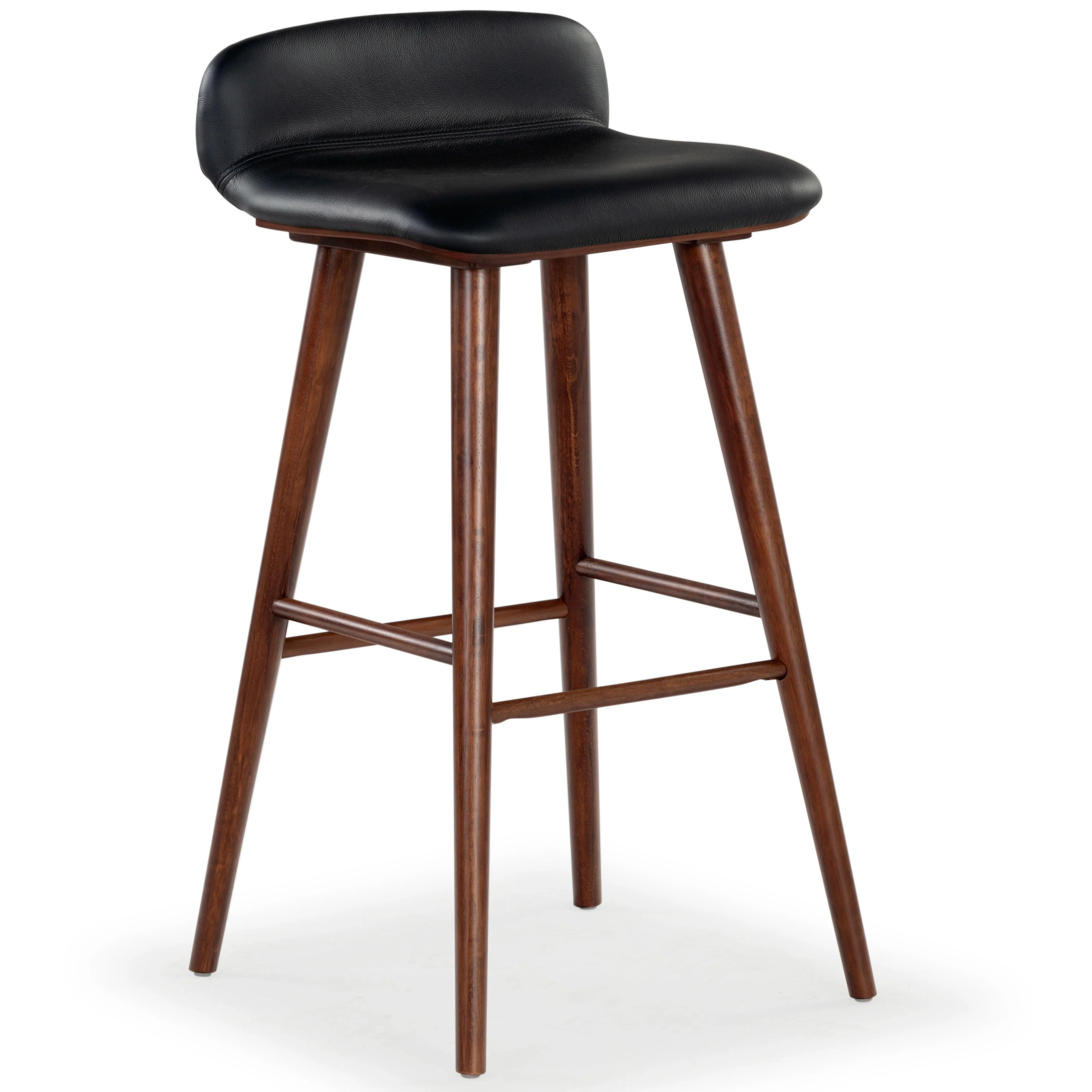Tazmyn Leather Barstool - Frankwebs