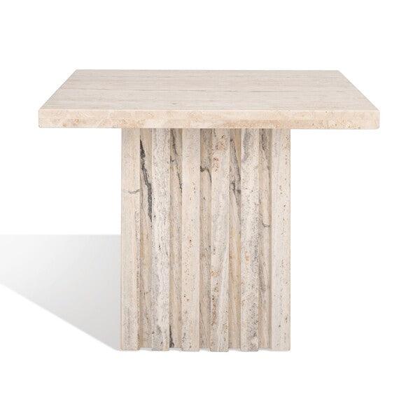 OLIVIA TALL SQUARE MARBLE ACCENT TABLE - Frankwebs