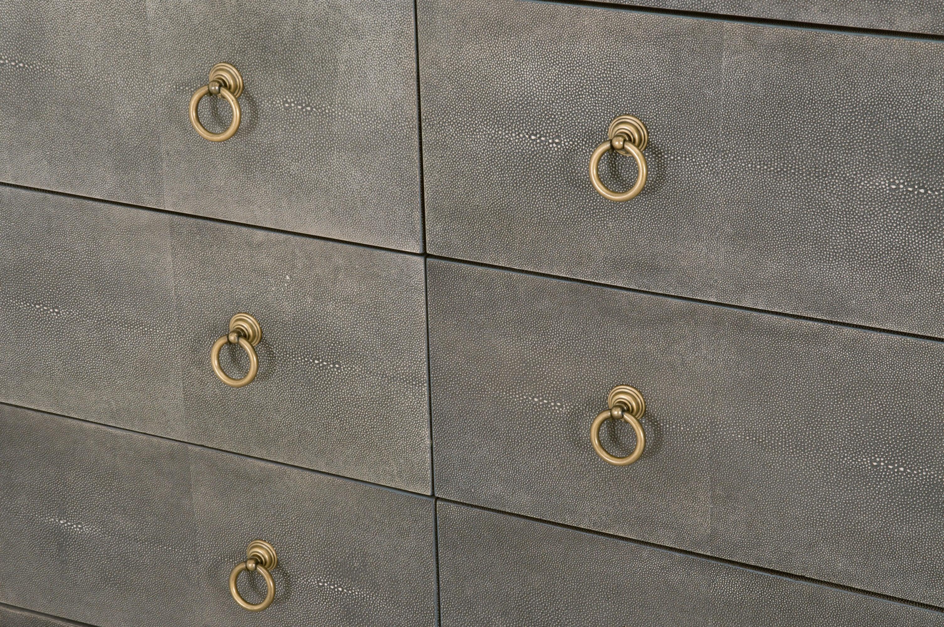 Strand Shagreen 6-Drawer Double Dresser - Frankwebs