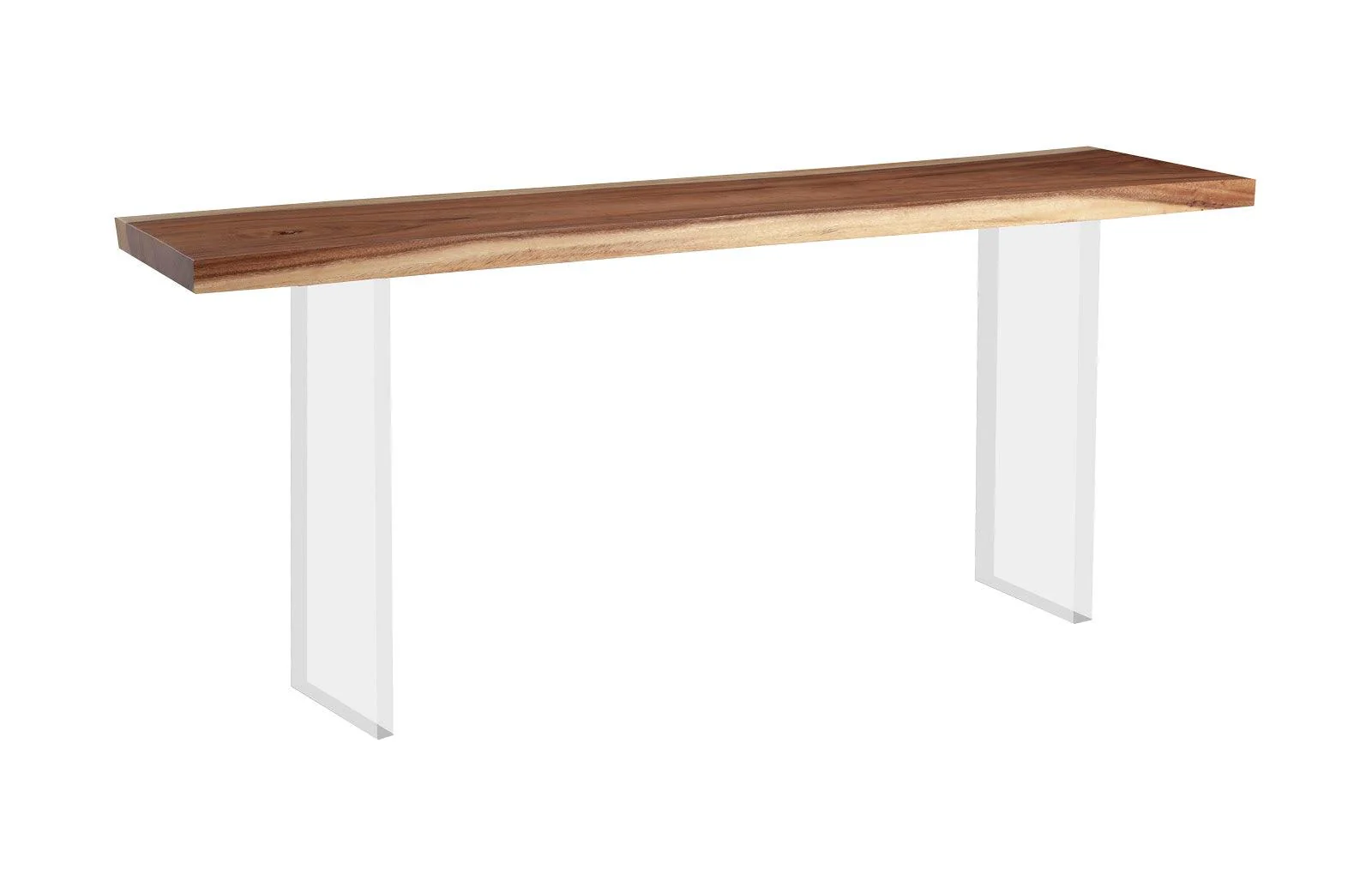 Floating Console Table, Acrylic Legs - Frankwebs