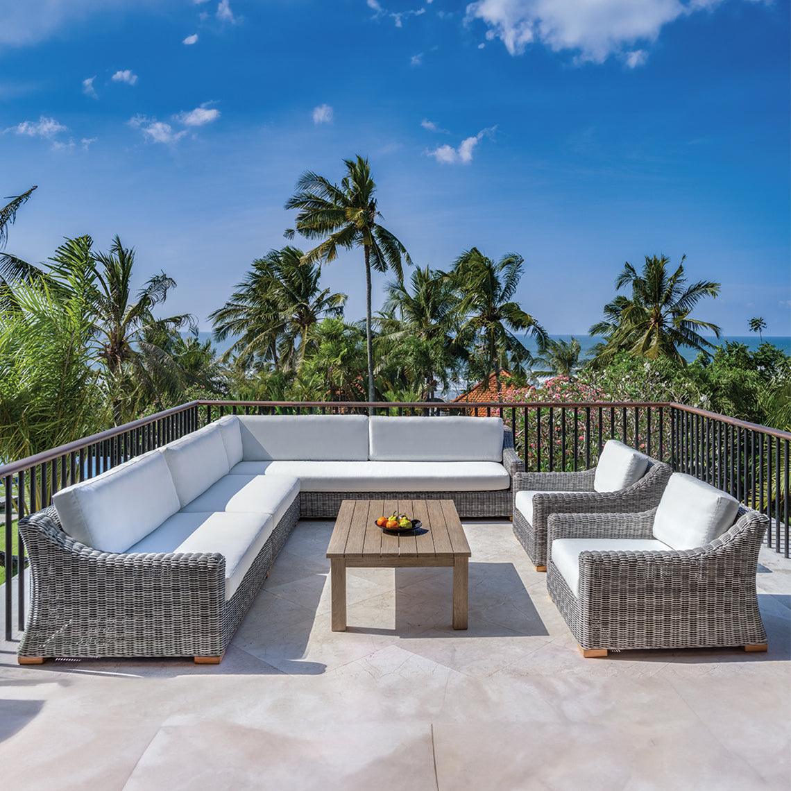 Tortola Sectional Armless Settee - Frankwebs