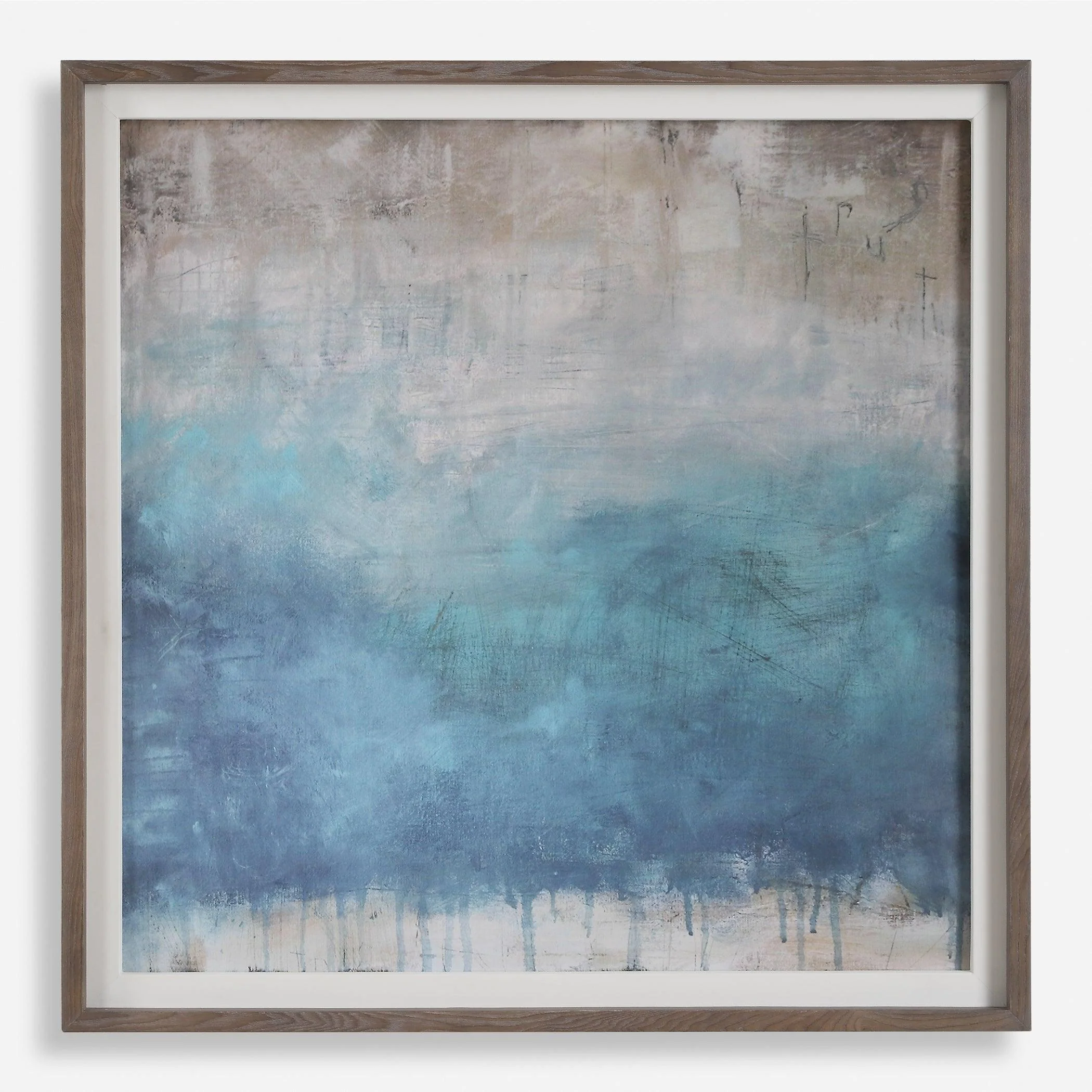 Serenity Paused Framed Abstract Print - Frankwebs