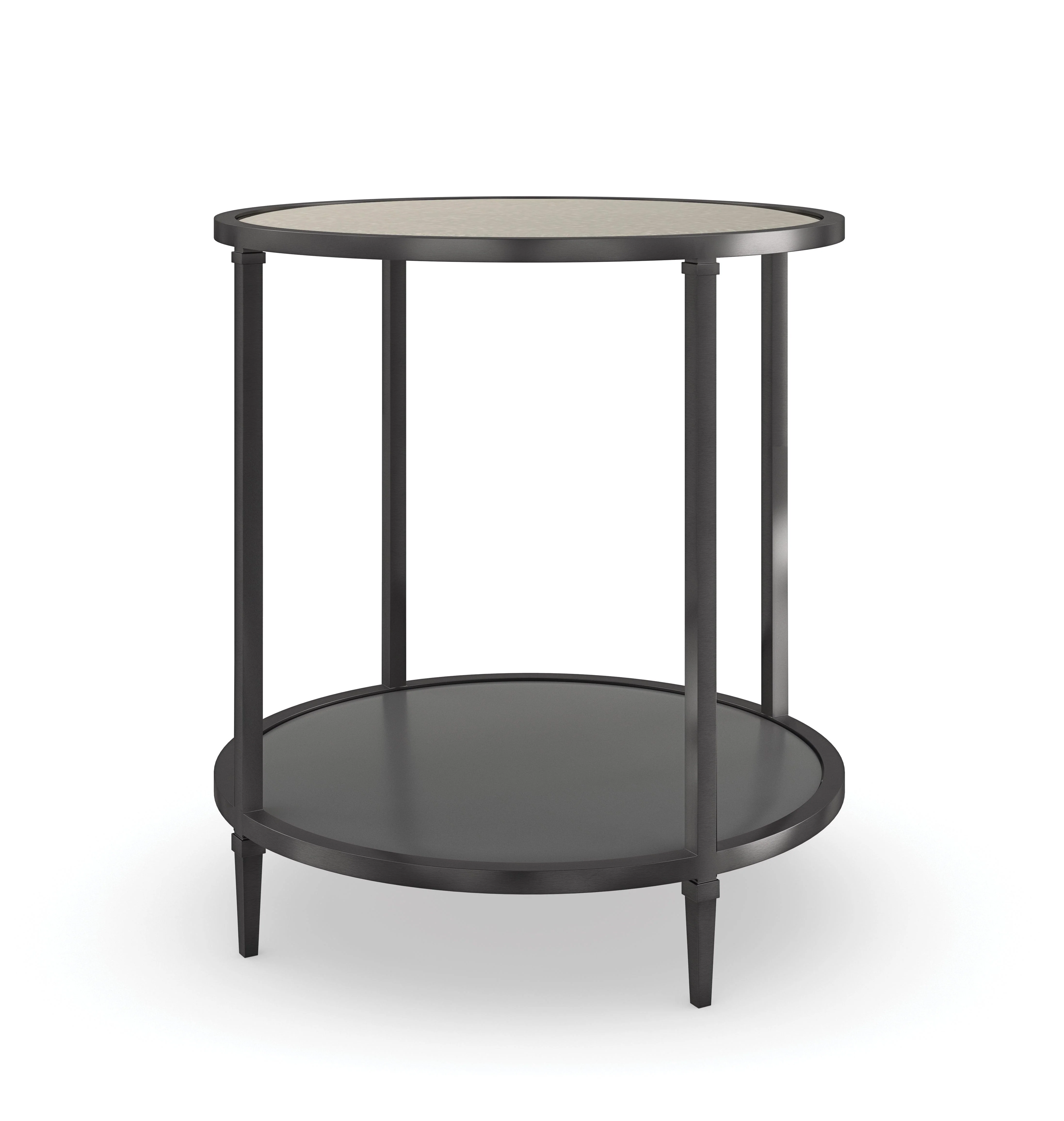 Classic Smoulder Round End Table - Frankwebs