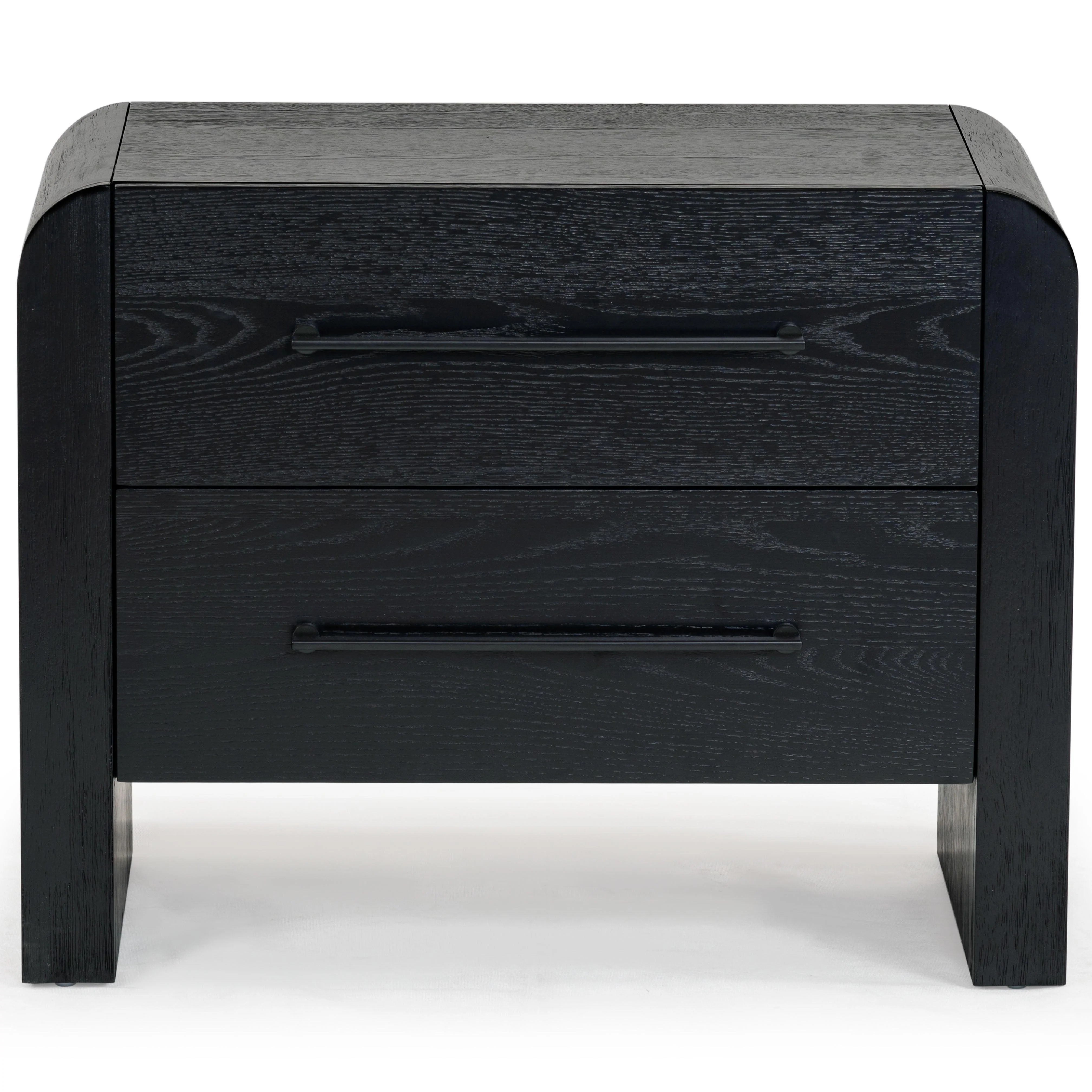 Katrina Wood 2 Drawer Nightstand - Frankwebs