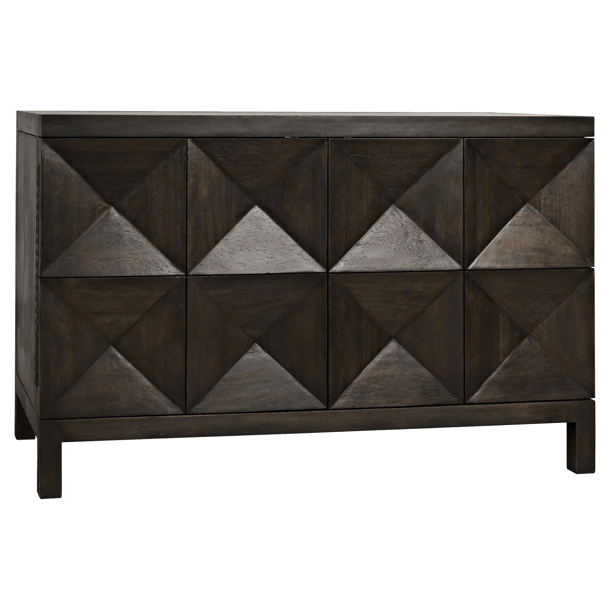 Quadrant 2 Door Sideboard, Ebony Walnut - Frankwebs