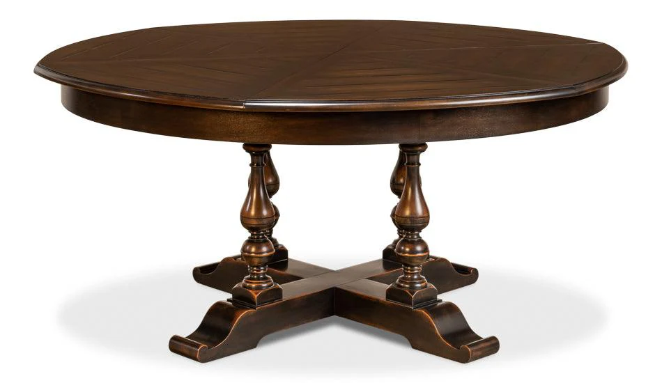 Walnut Jupe Dining Table - Large - Ebony - Frankwebs