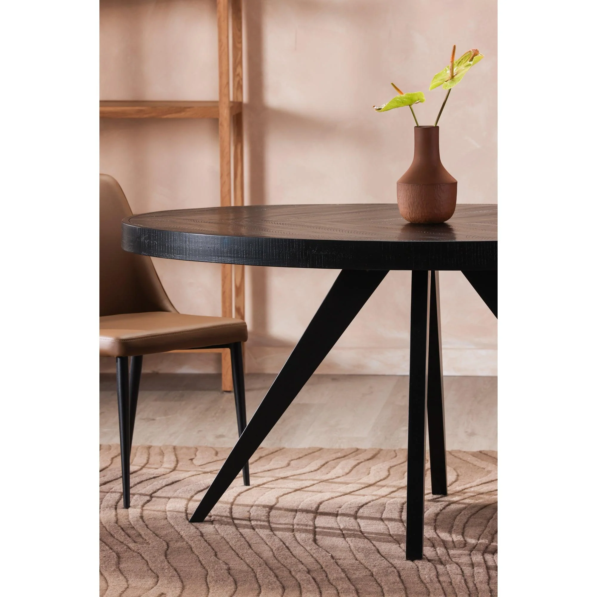 Parq Oval Dining Table Black - Frankwebs