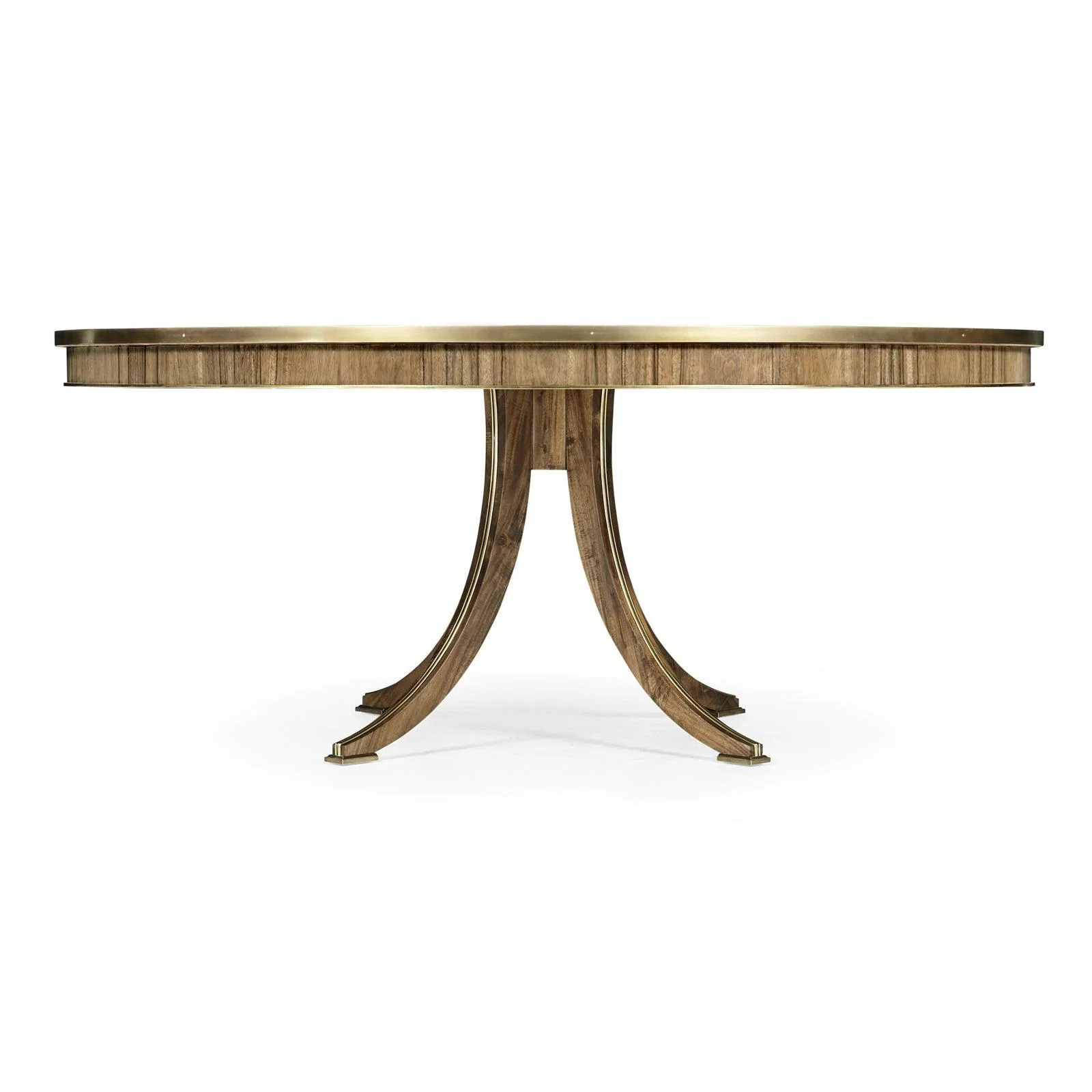 Hamilton Round Golden Amber Dining Table - Frankwebs