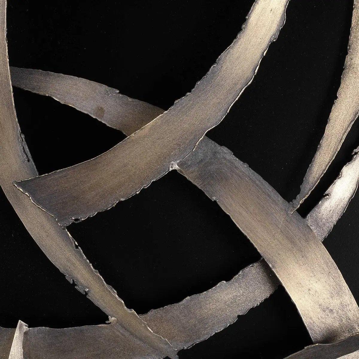 BRUSHSTROKES METAL WALL PANELS SET OF 2 - Frankwebs