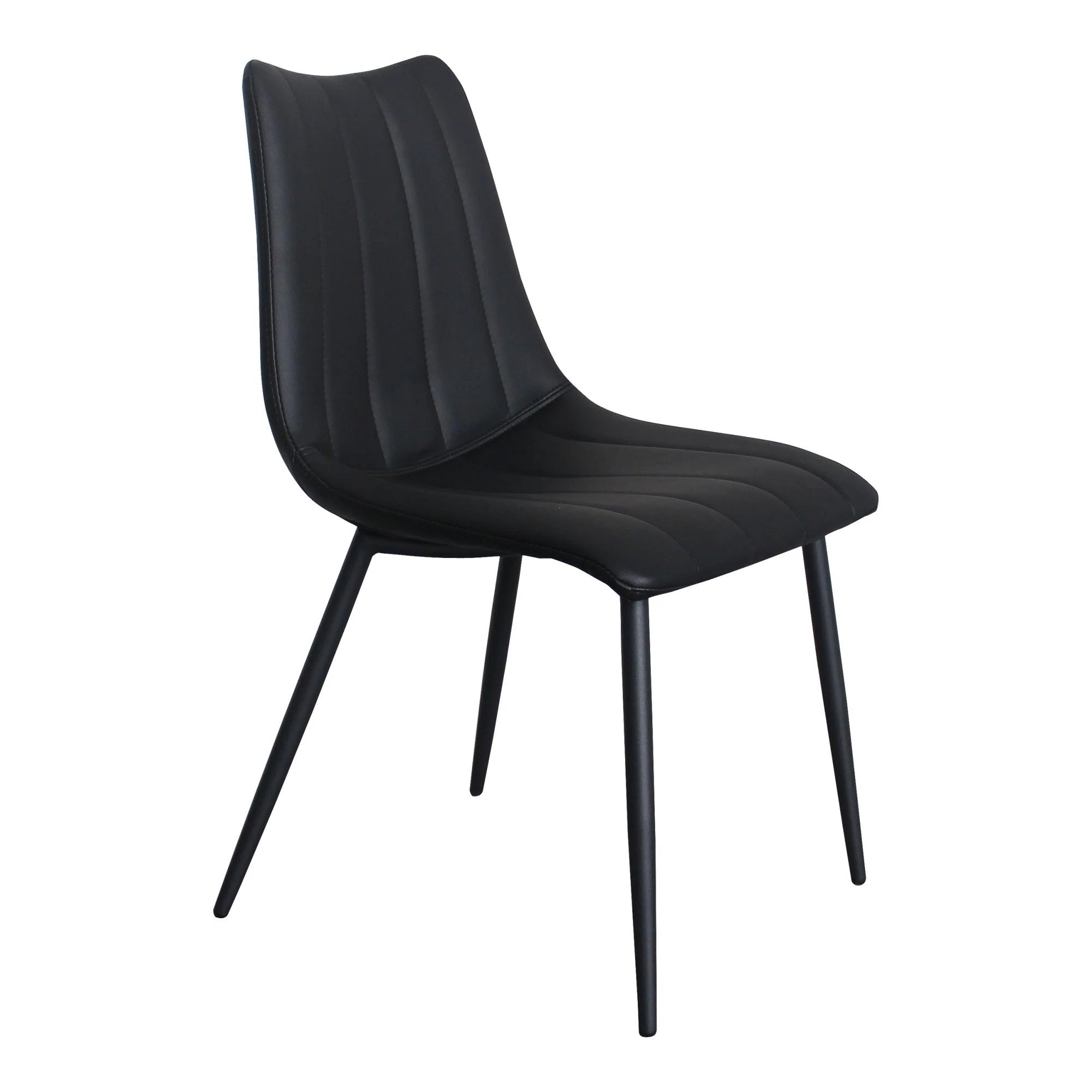 Alibi Dining Chair Matte Black - Set Of Two - Frankwebs