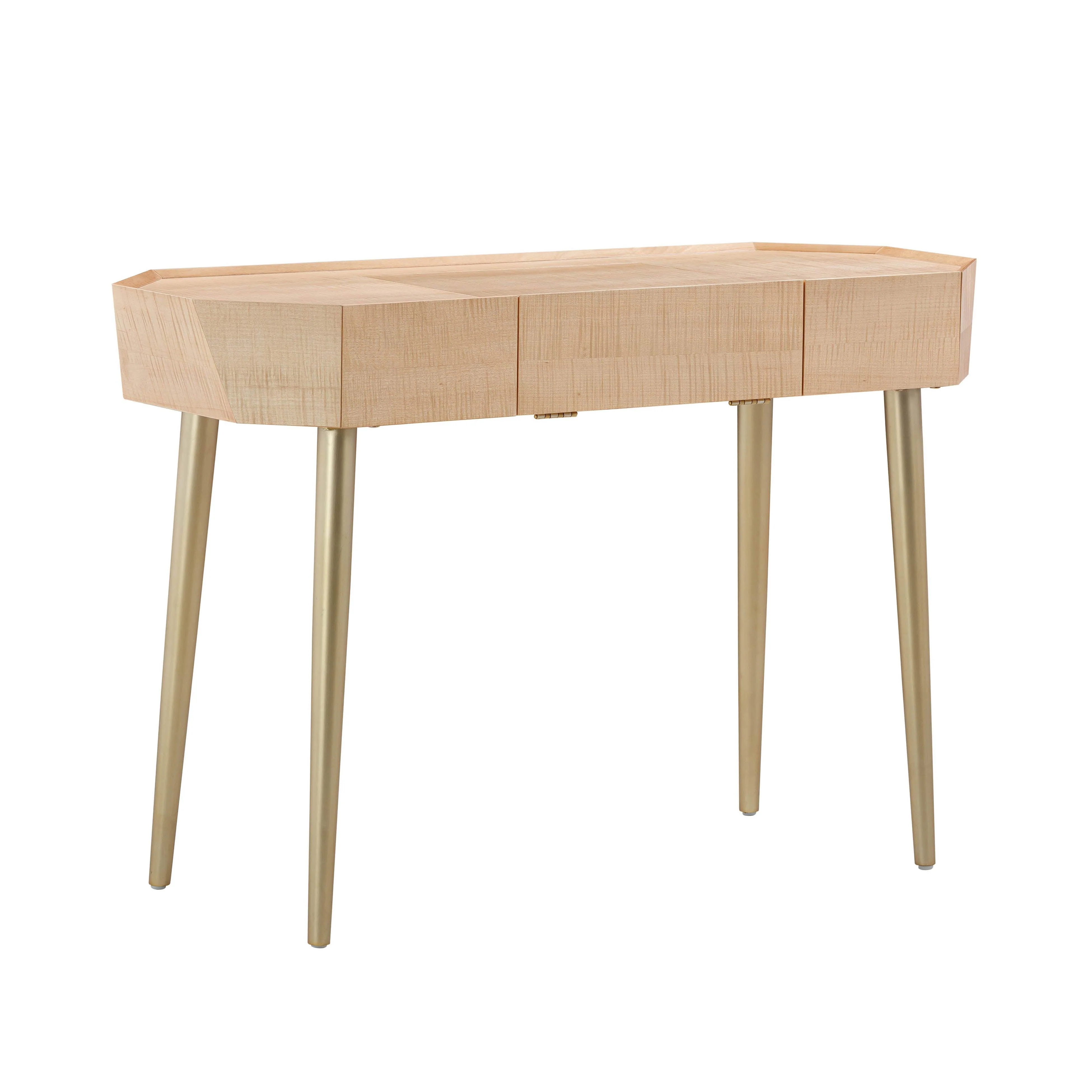 Sadie Natural Maple Vanity Desk - Frankwebs