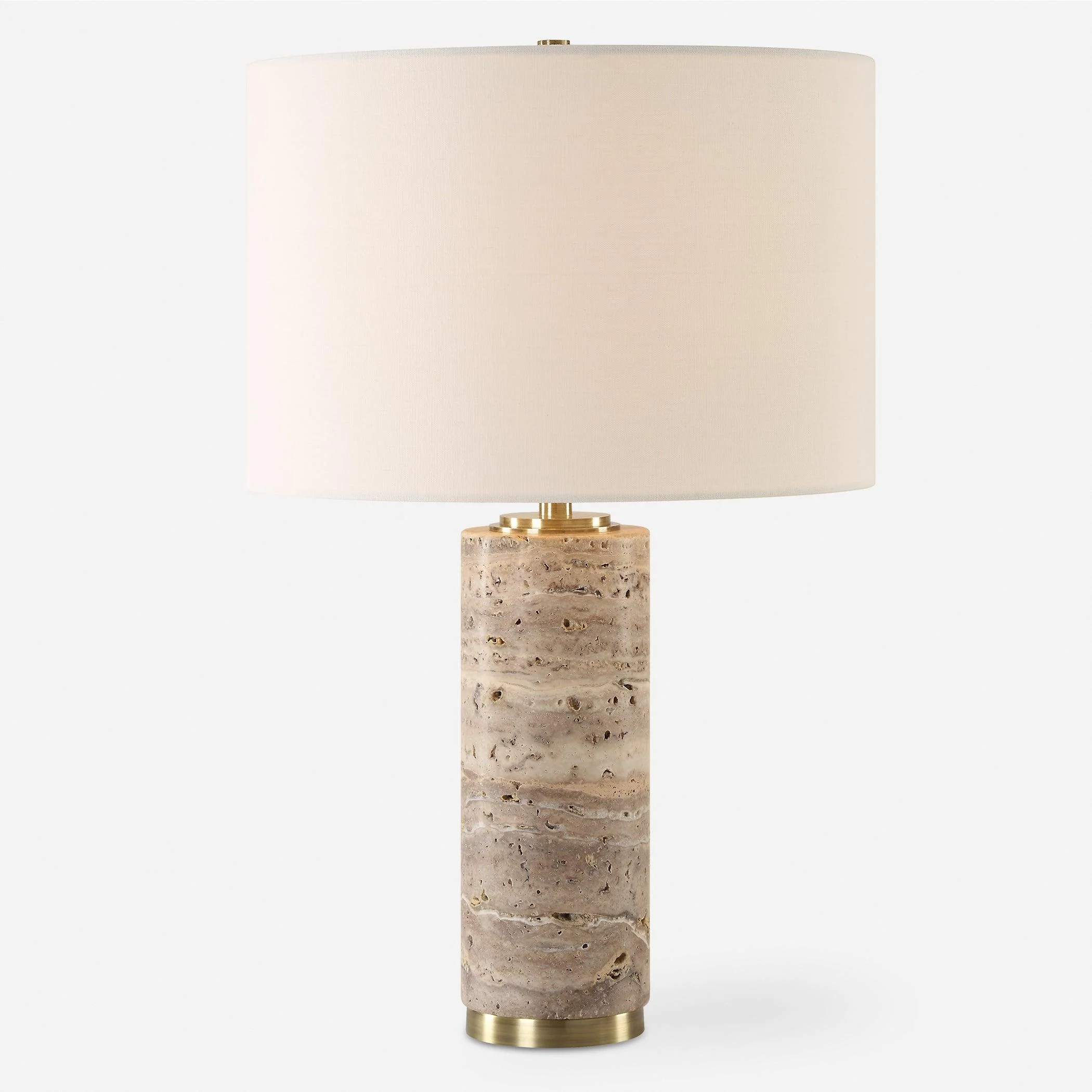 Cortado Travertine Table Lamp - Frankwebs