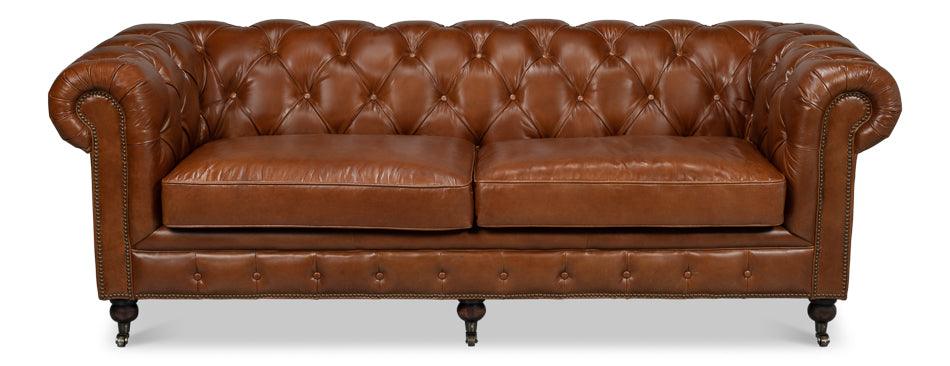 Castered Chesterfield Sofa - Frankwebs