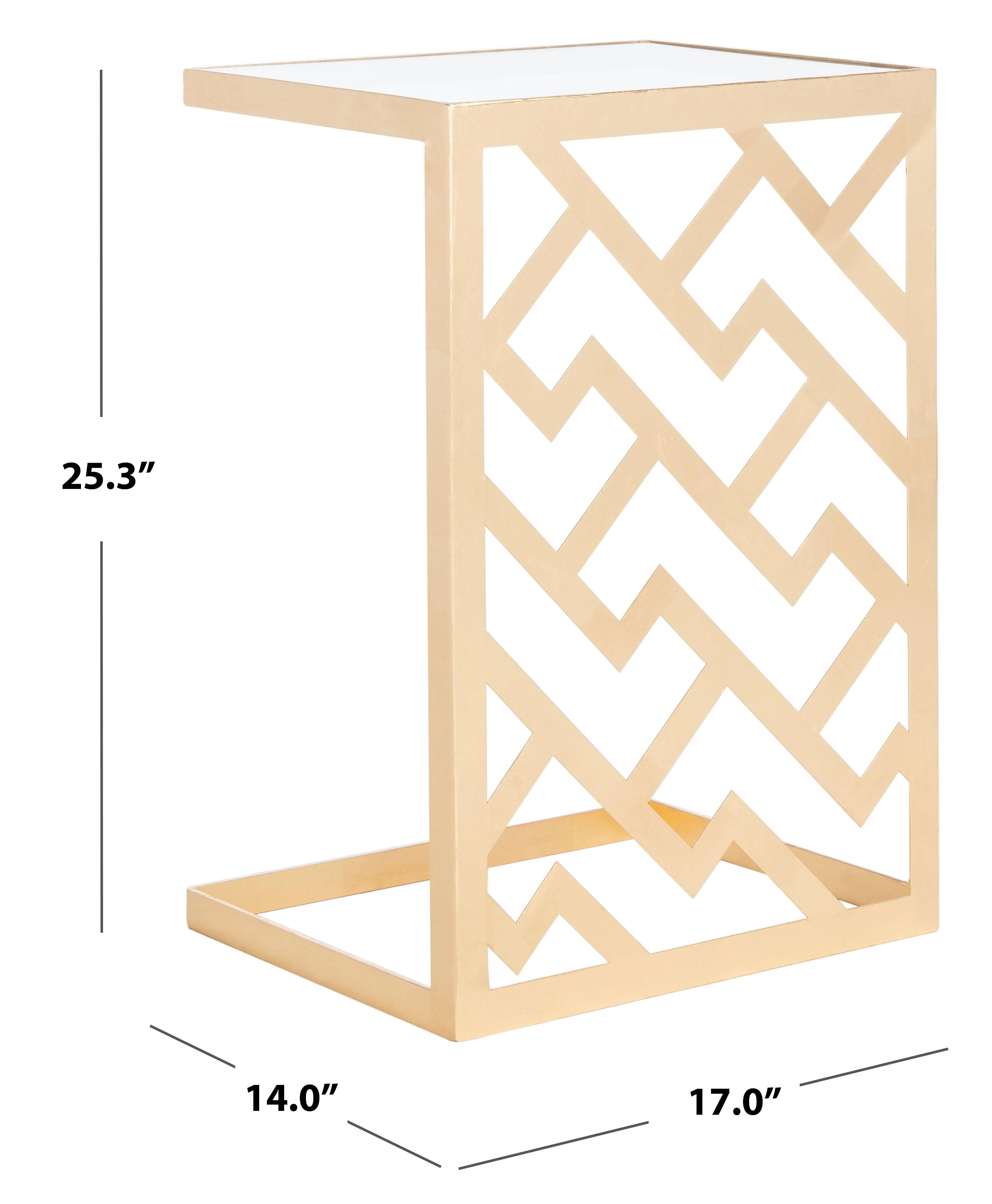 OZZIE GOLD LEAF C TABLE - Frankwebs