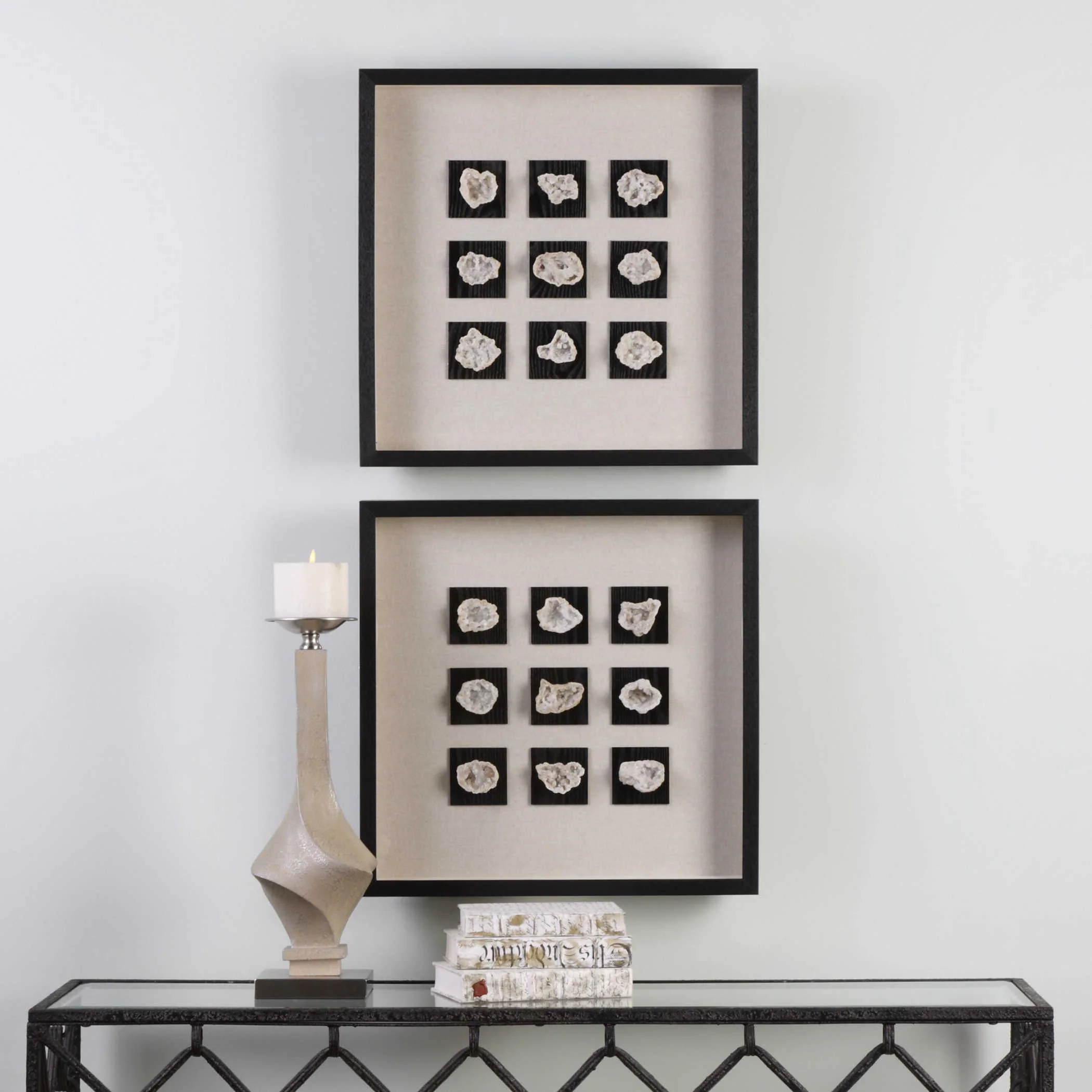 Geode Linen Shadow Box - Frankwebs