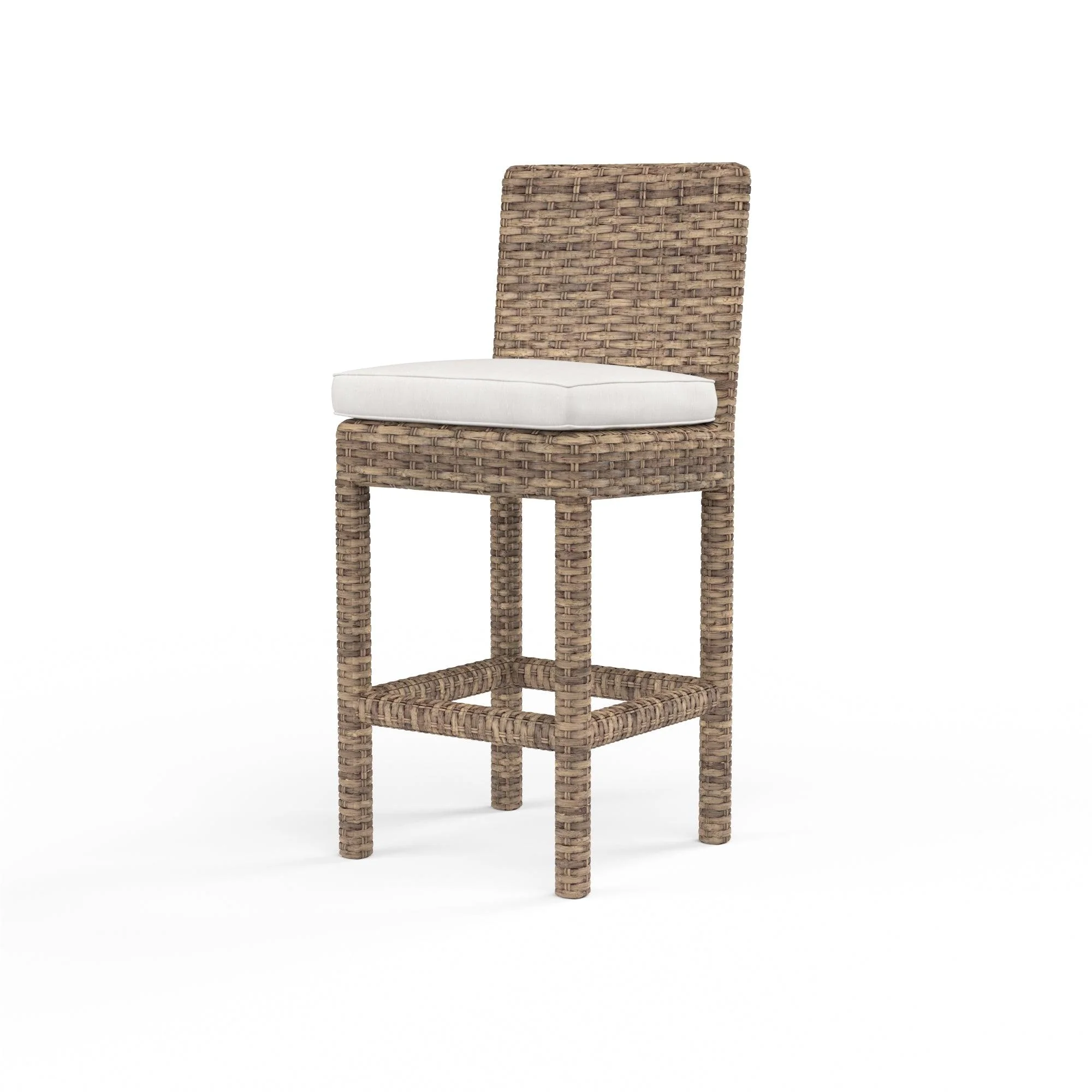 Havana Barstool in Canvas Flax w/ Self Welt - Frankwebs