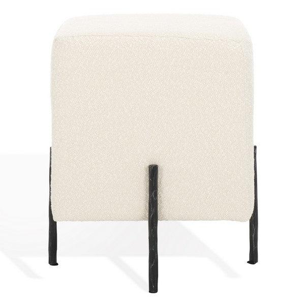 Jessa Square Boucle Ottoman - Frankwebs