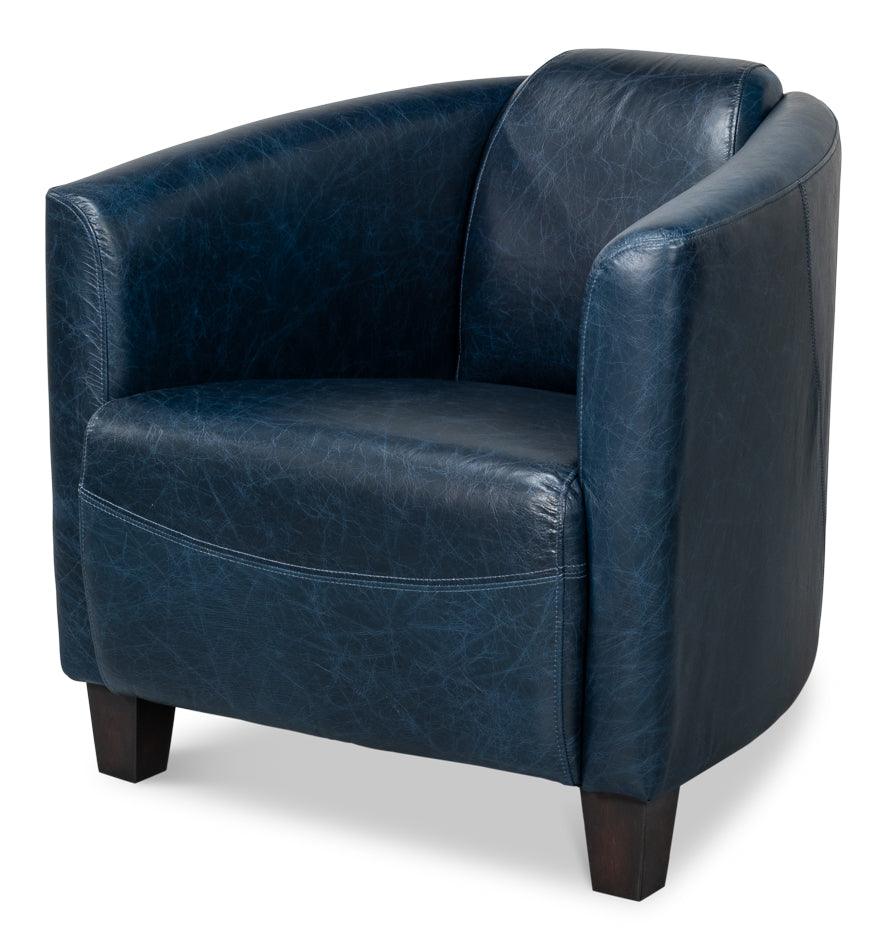 Mandy Arm Chair - Chateau Blue - Frankwebs