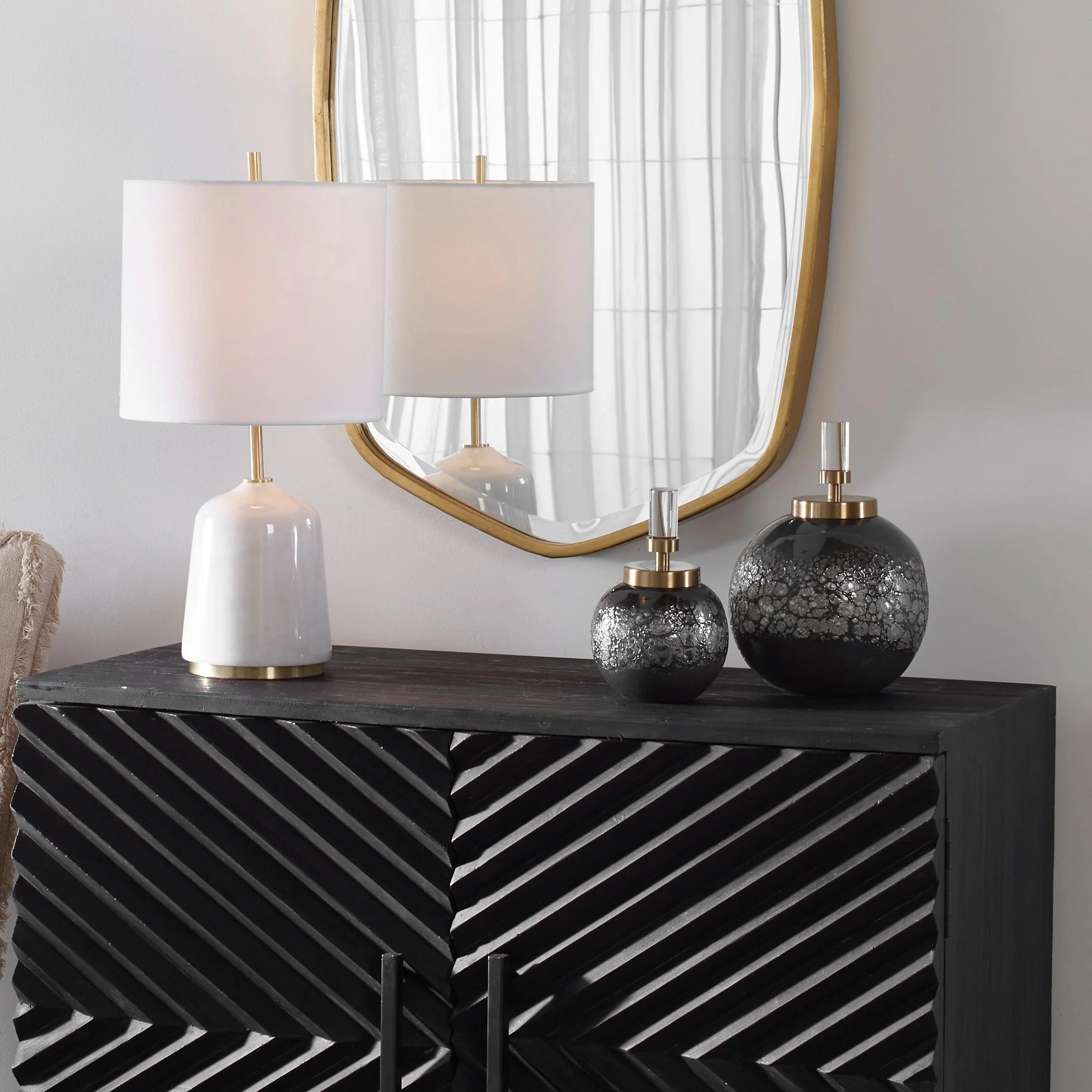 CESSAIR ART GLASS BOTTLES, SET OF 2 - Frankwebs