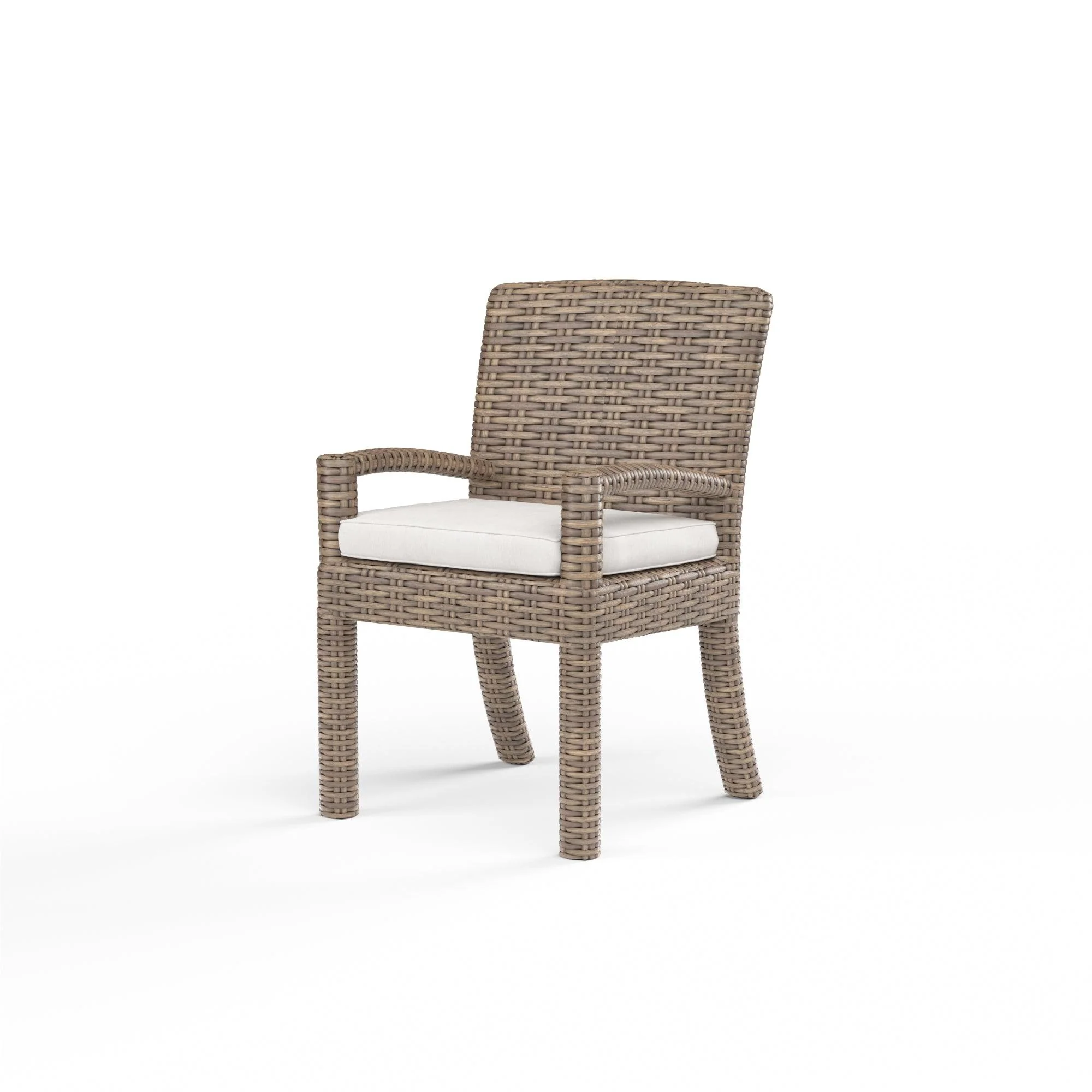 Havana Dining Chair in Canvas Flax w/ Self Welt - Frankwebs