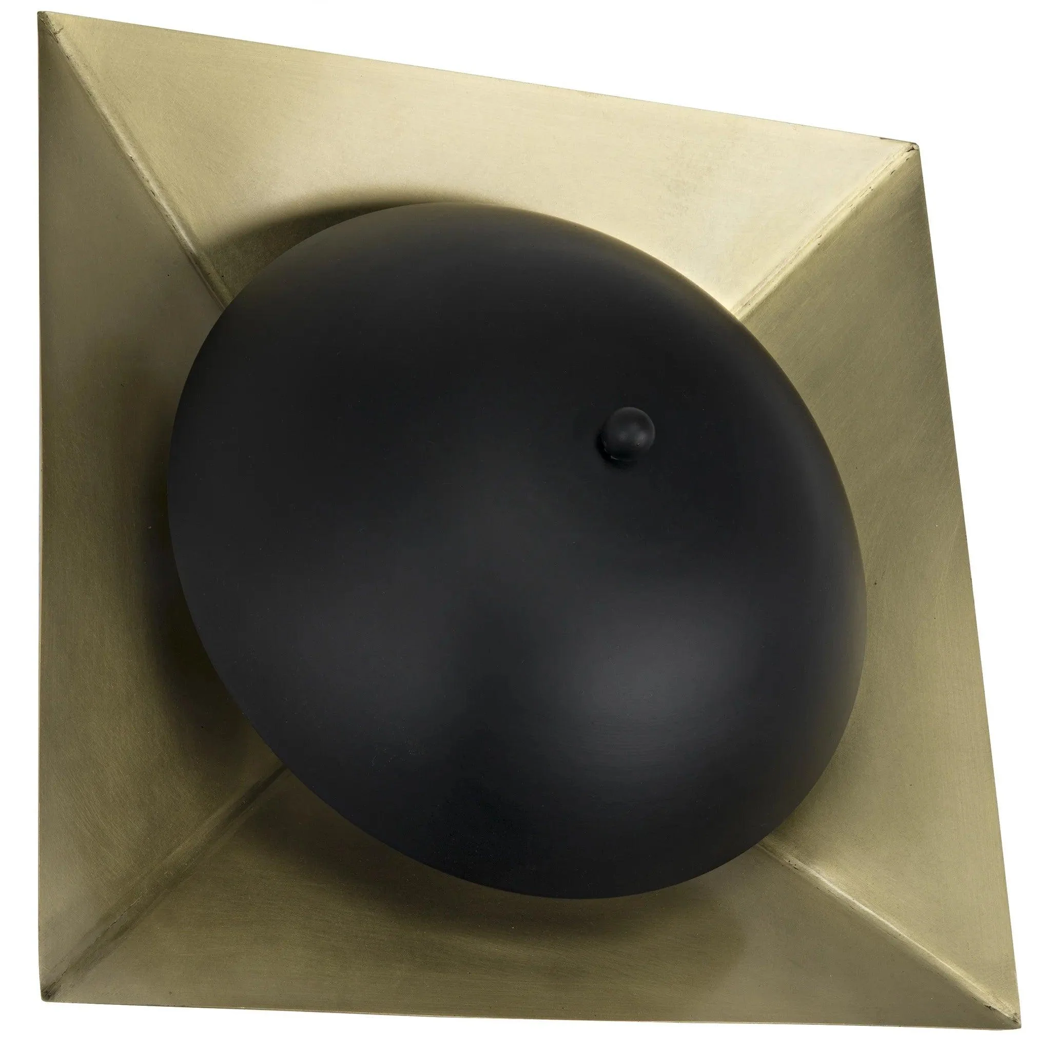 Agila Sconce, Steel with Brass Finish - Frankwebs